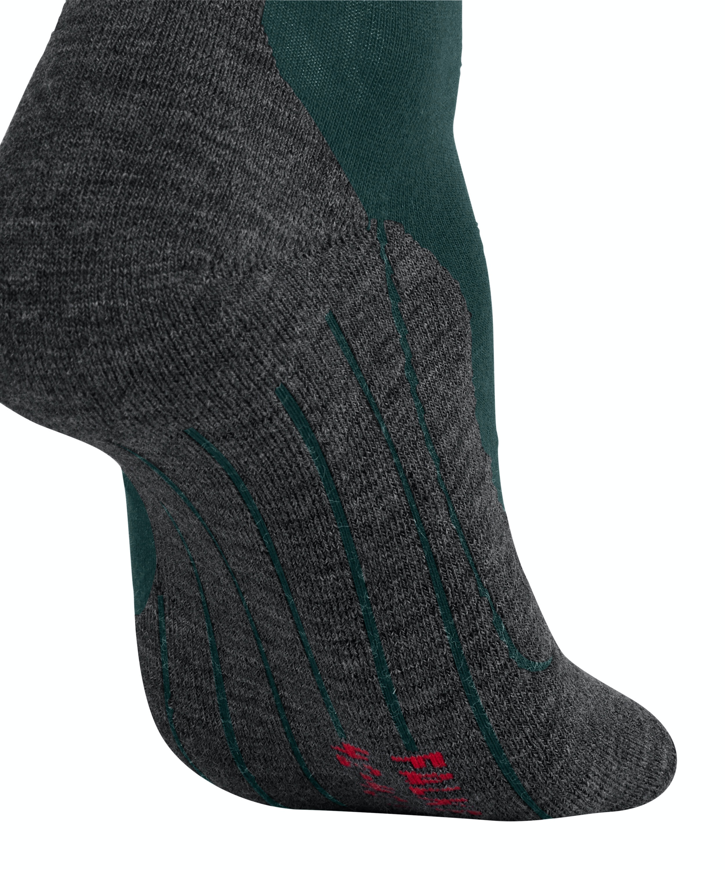 FALKE TK5 Wander Wool Short herensokken kort, hulstgroen (holly)