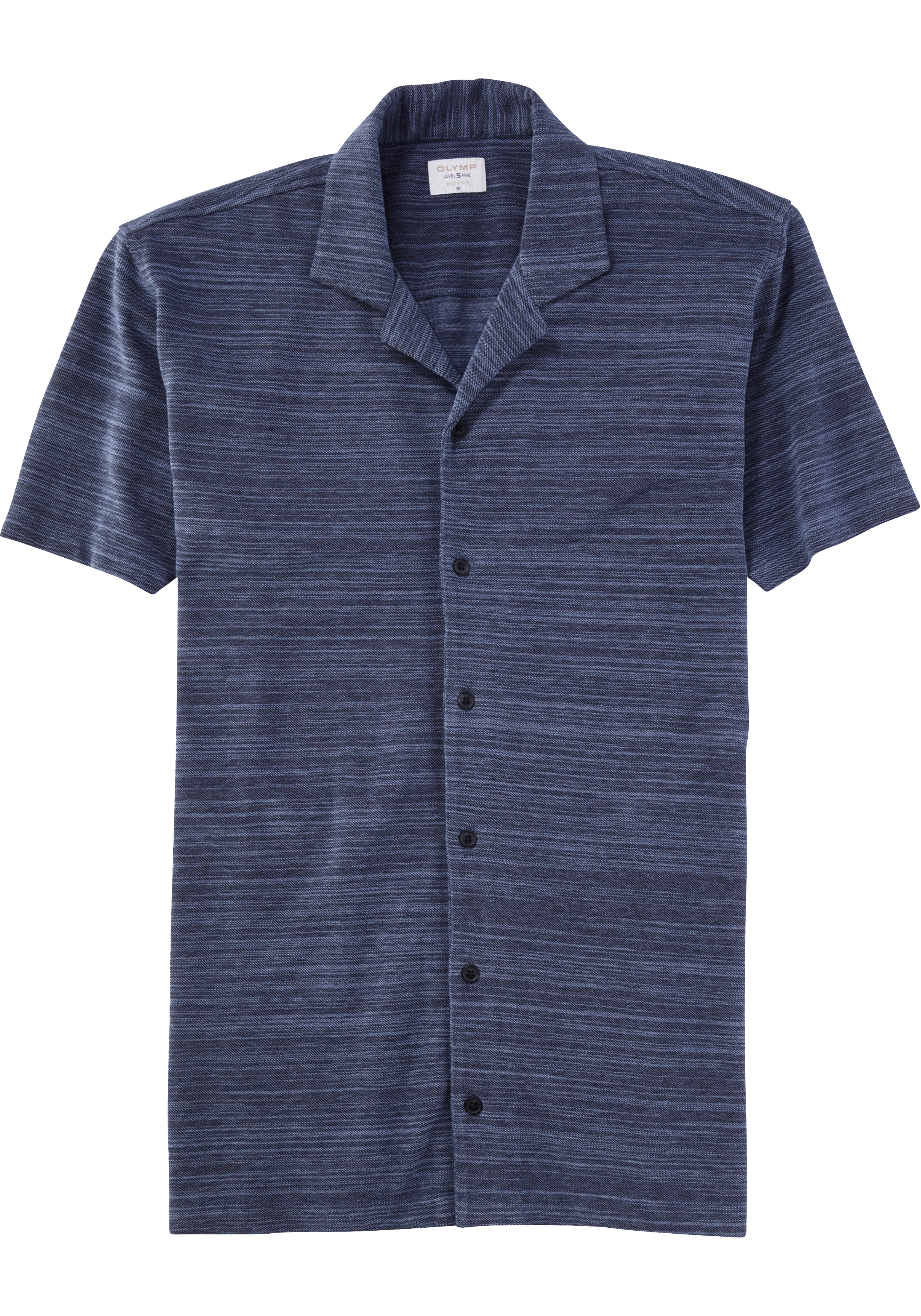 OLYMP Level Five Casual body fit polo, marineblauw