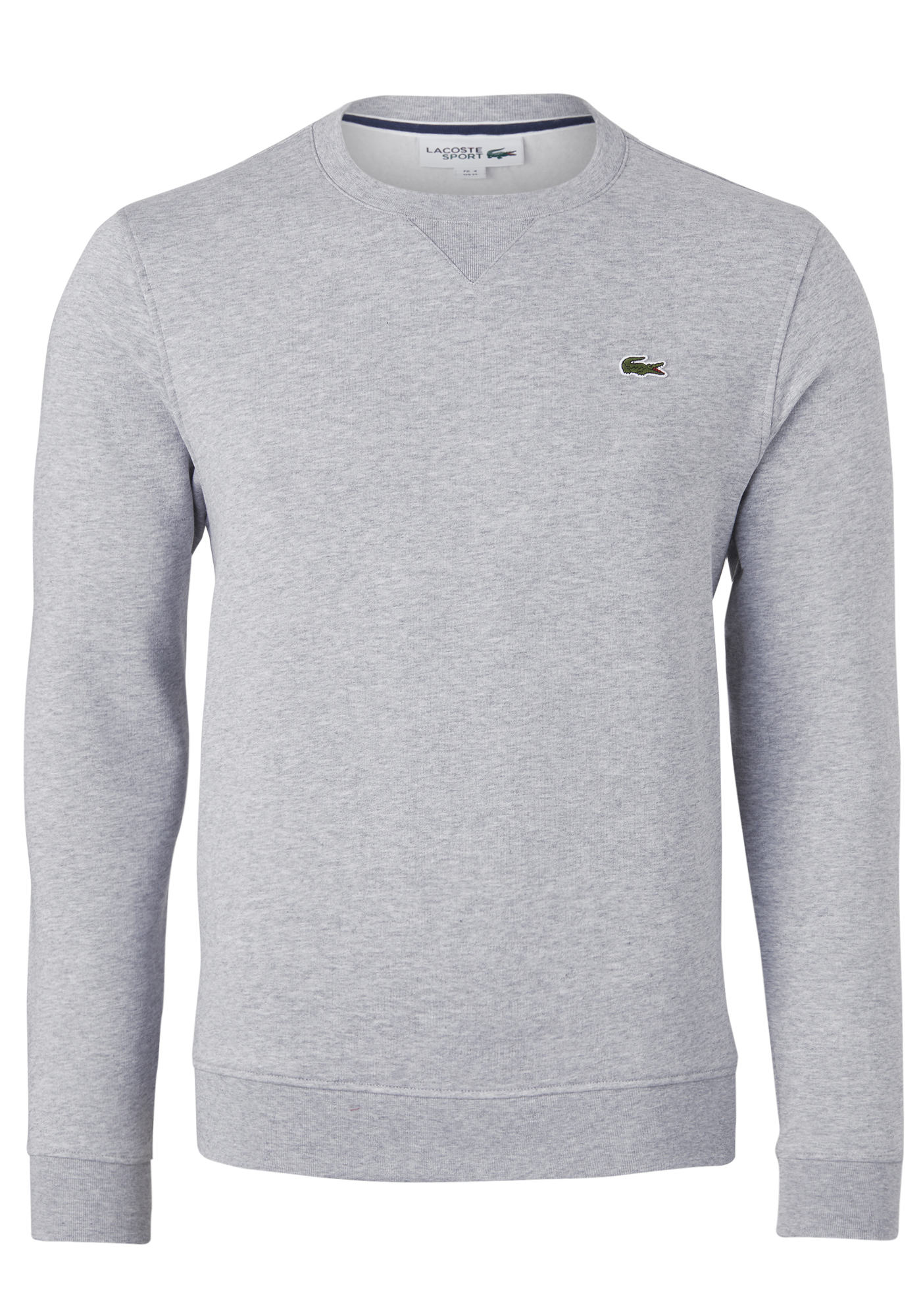 Lacoste heren sweatshirt, grijs melange