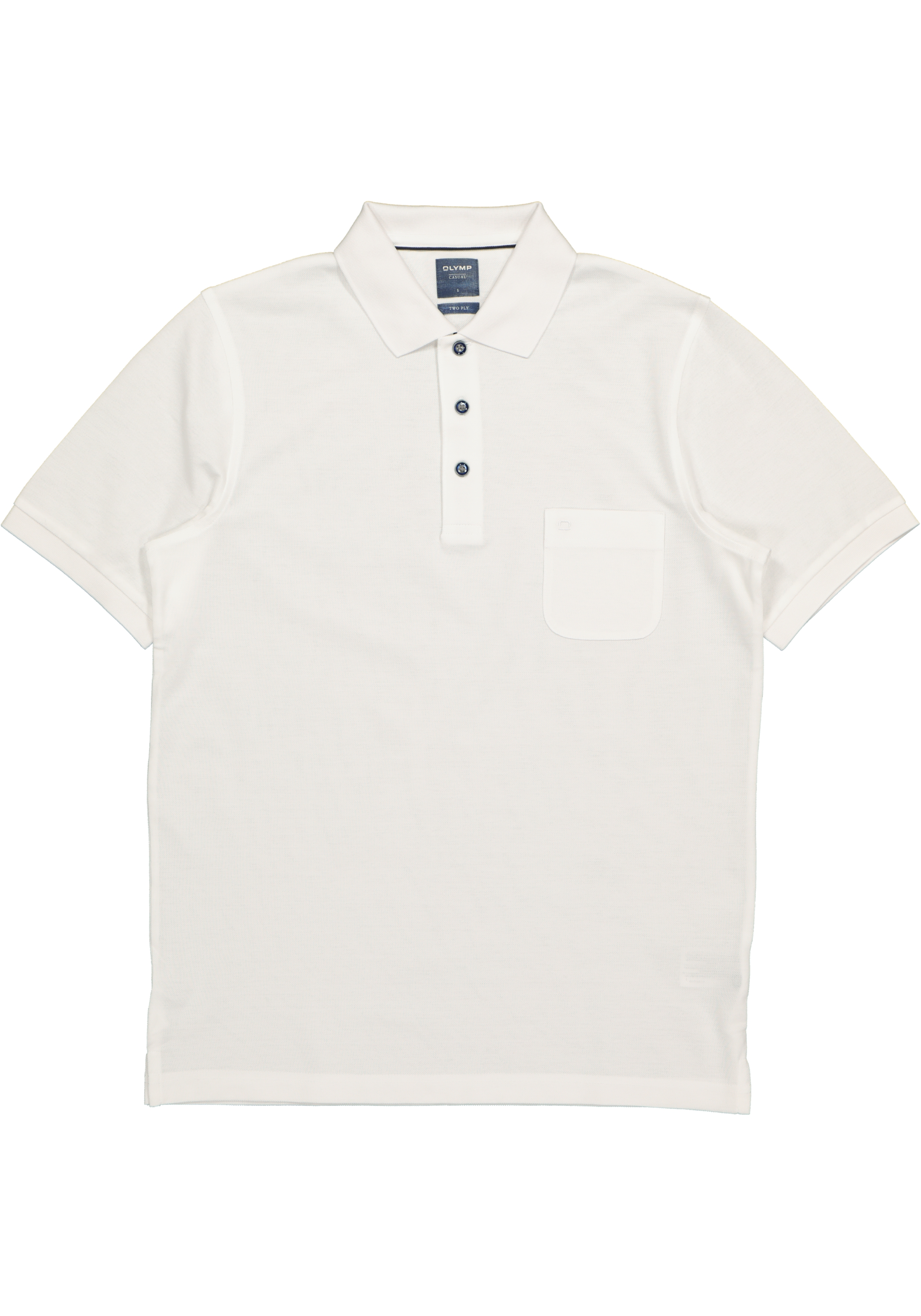 OLYMP modern fit poloshirt, wit