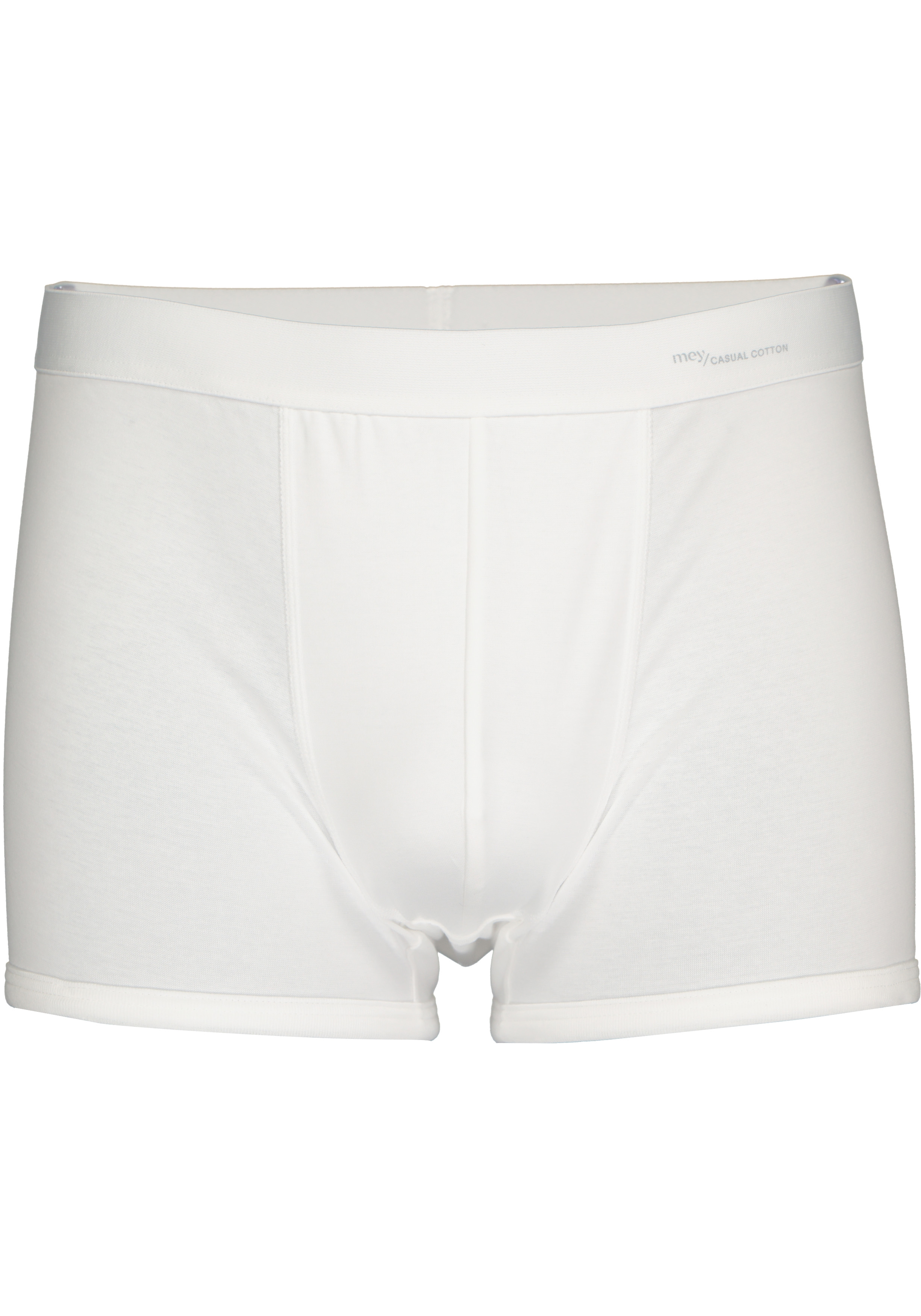 Mey Casual Cotton shorty (1-pack), heren boxer kort met zachte tailleband, wit
