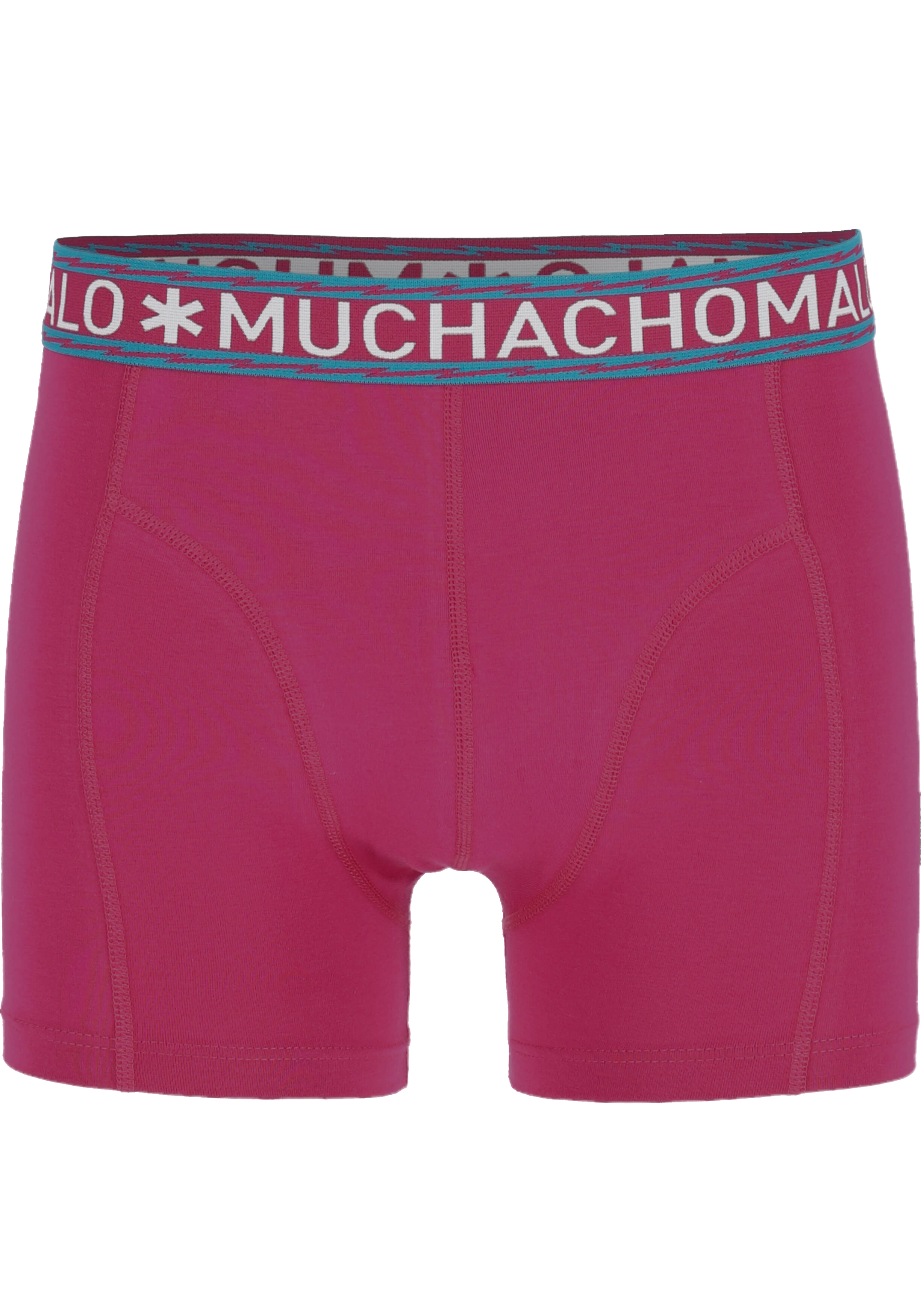 Muchachomalo heren boxershorts (3-pack), heren boxers normale lengte Solid, roze, petrol, zwart