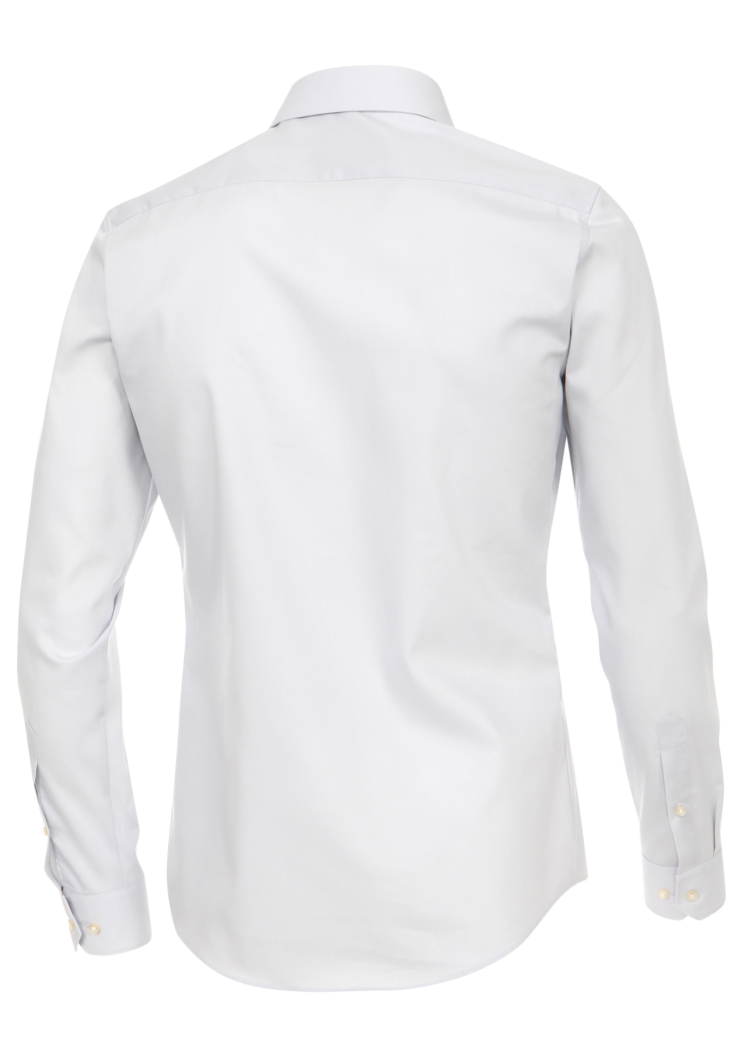 Redmond slim fit overhemd, licht grijs