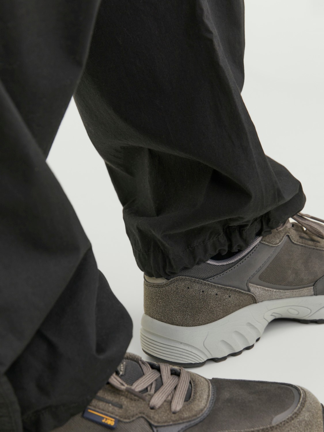JACK & JONES Parachute Pant Base loose fit, heren cargo broek, zwart
