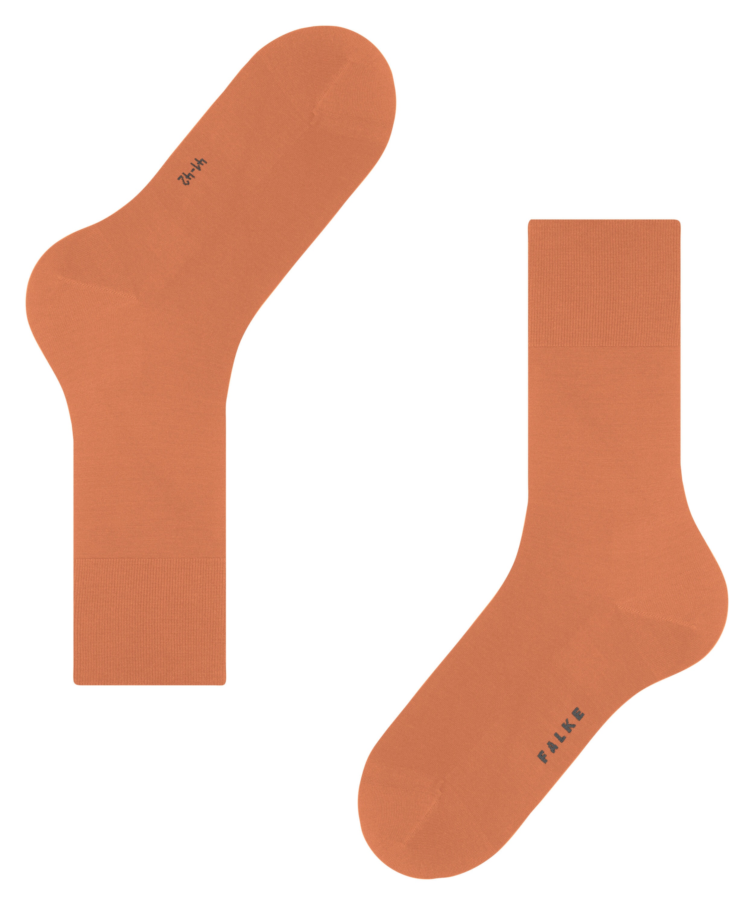 FALKE ClimaWool herensokken, oranje (tandoori)