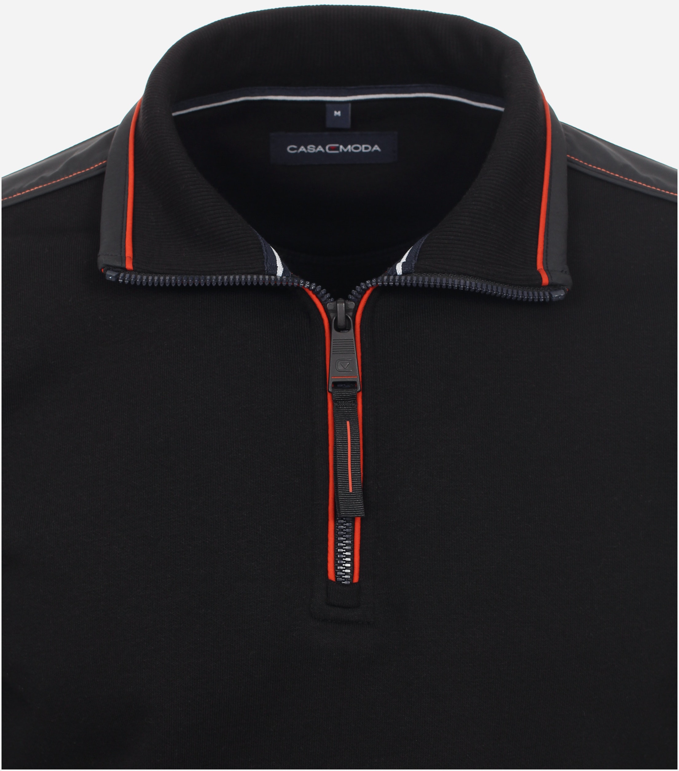 CASA MODA comfort fit schipperstrui, zwart