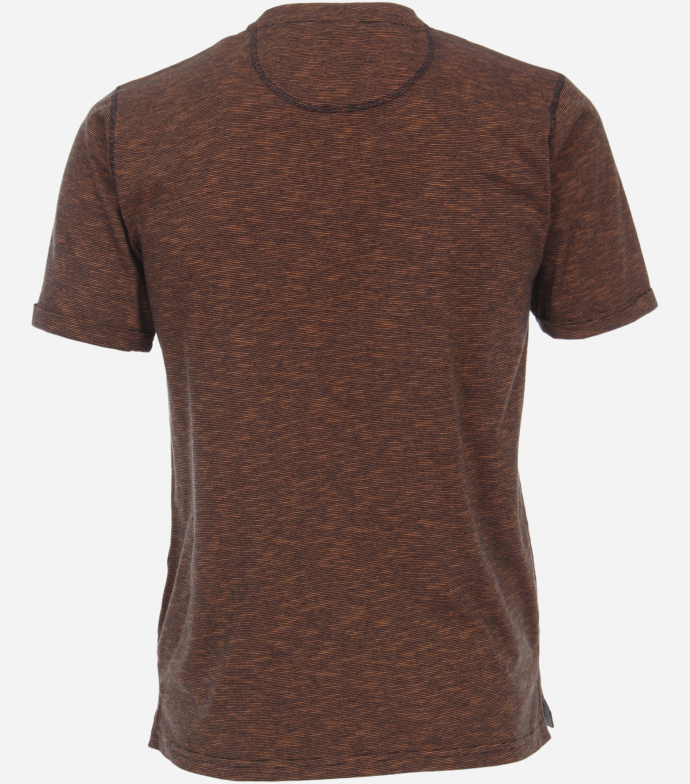 CASA MODA comfort fit heren T-shirt, oranje dessin