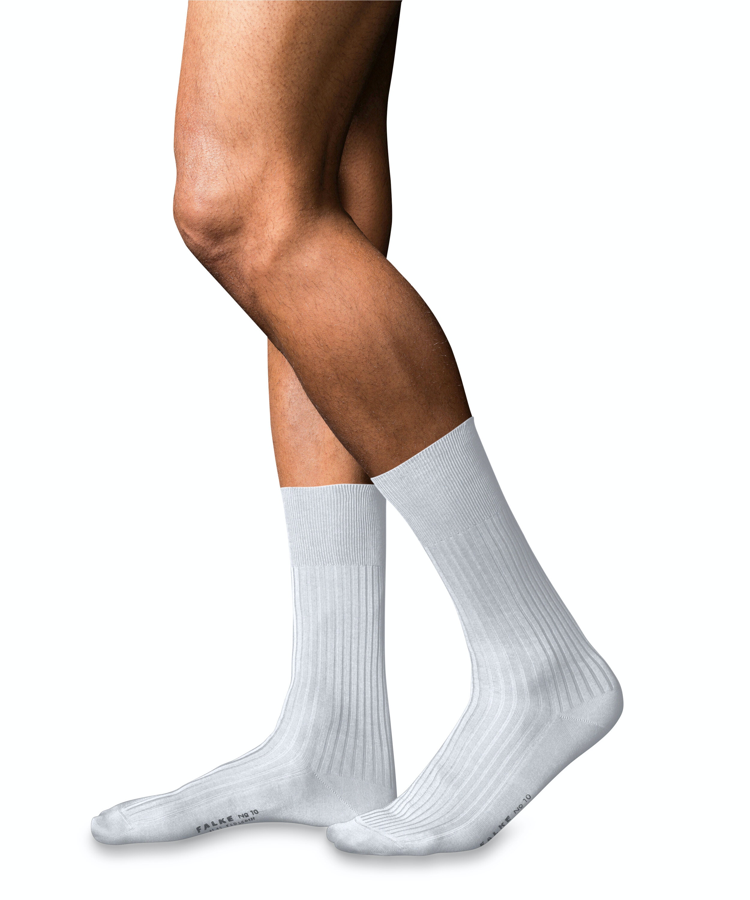 FALKE No. 10 Pure Fil d'Ecosse herensokken, wit (white)