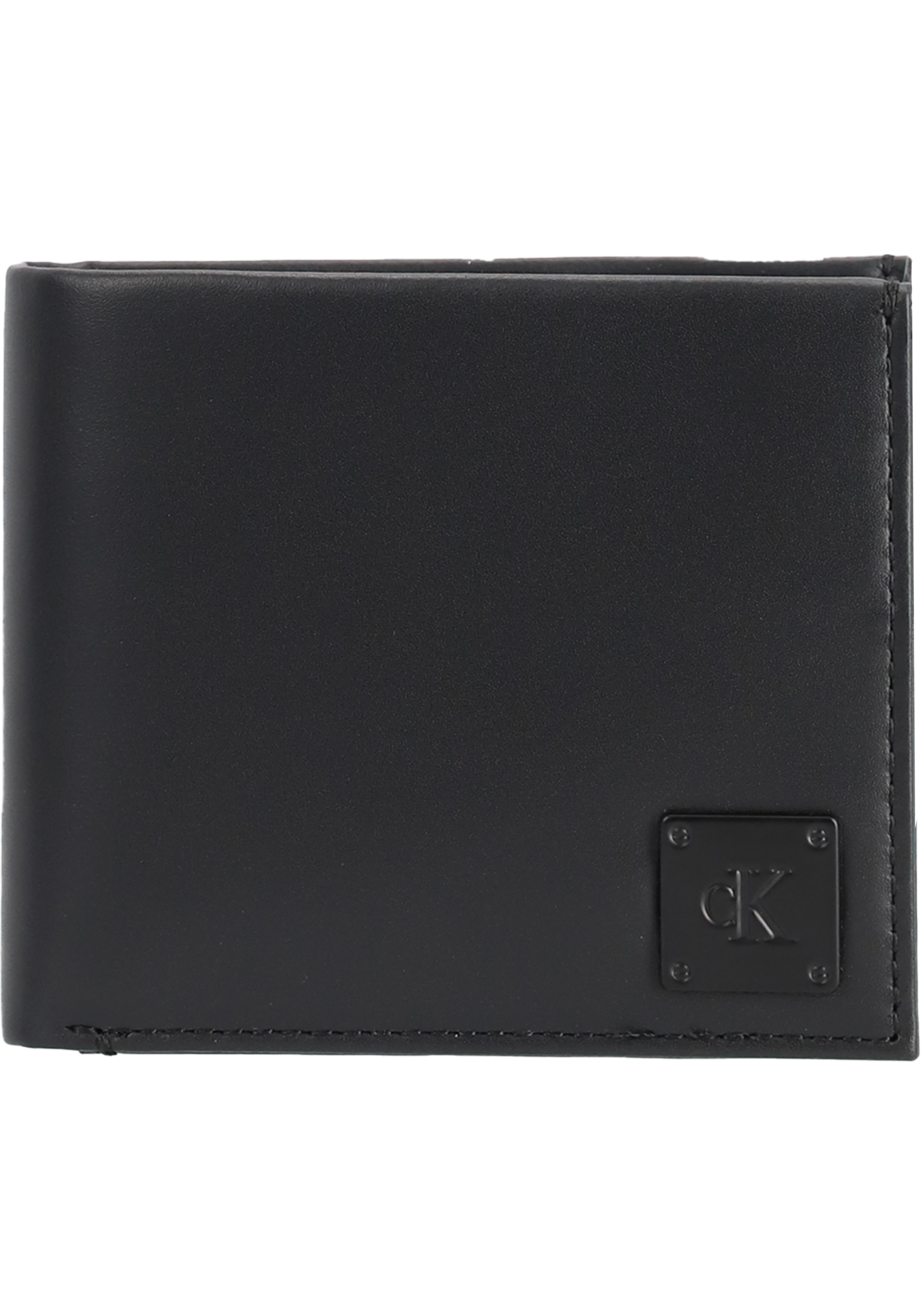 Calvin Klein cadeauset billfold portemonnee en sleutelhanger leer, zwart