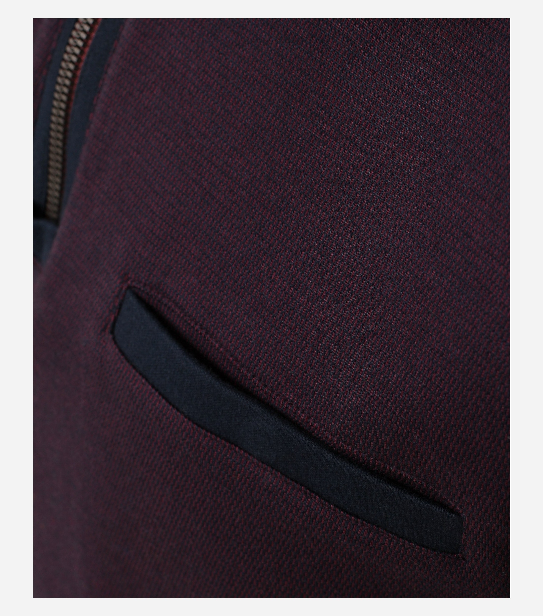 CASA MODA comfort fit schipperstrui, rood-blauw melange