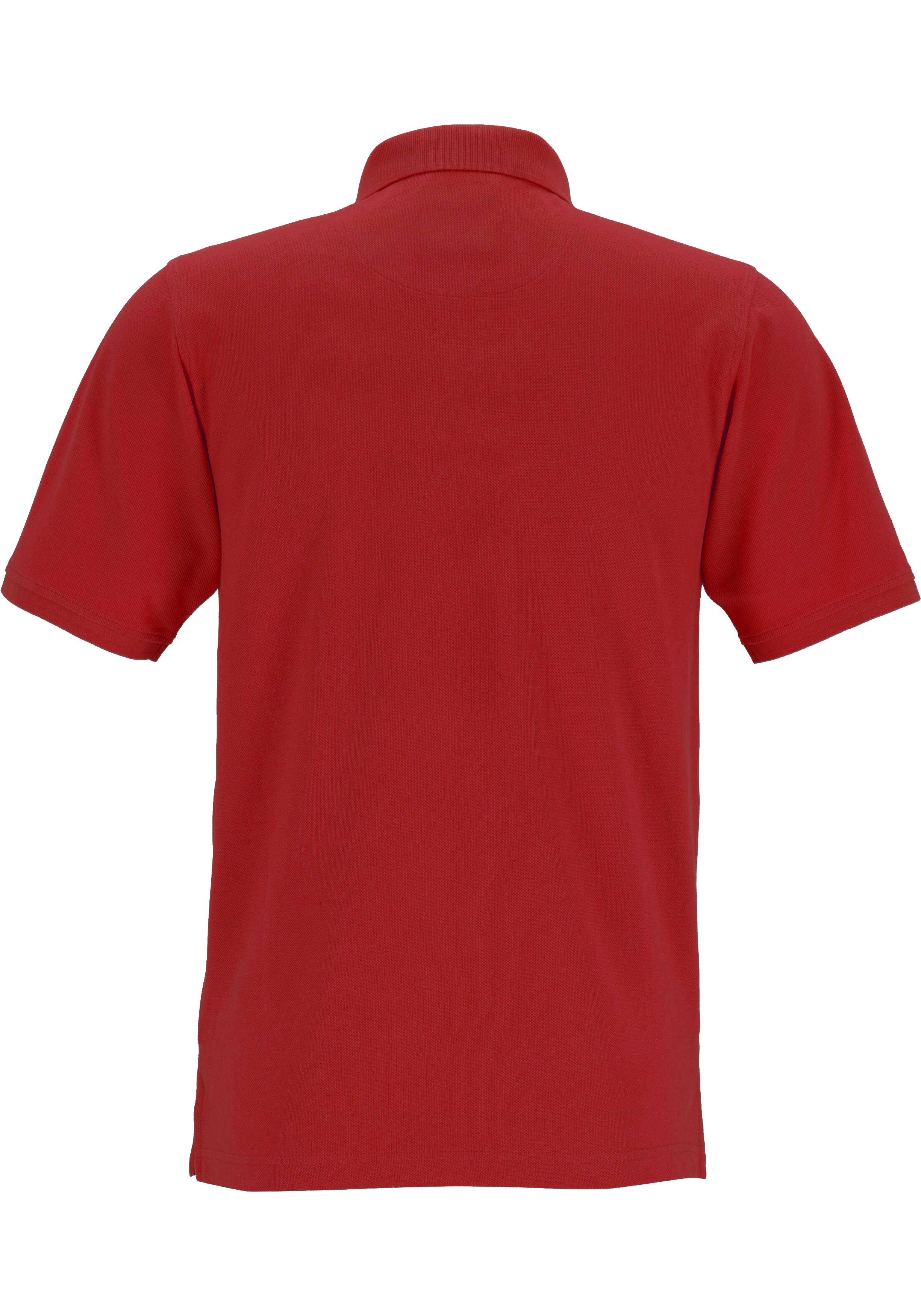 Redmond modern fit poloshirt, rood (zwart contrast)