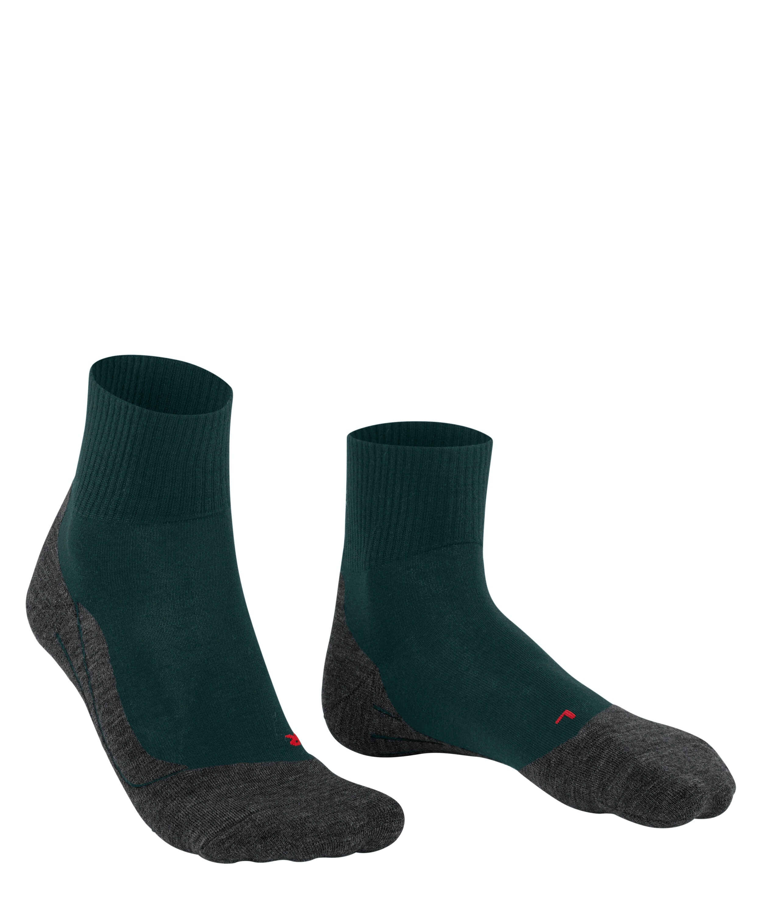 FALKE TK5 Wander Wool Short herensokken kort, hulstgroen (holly)