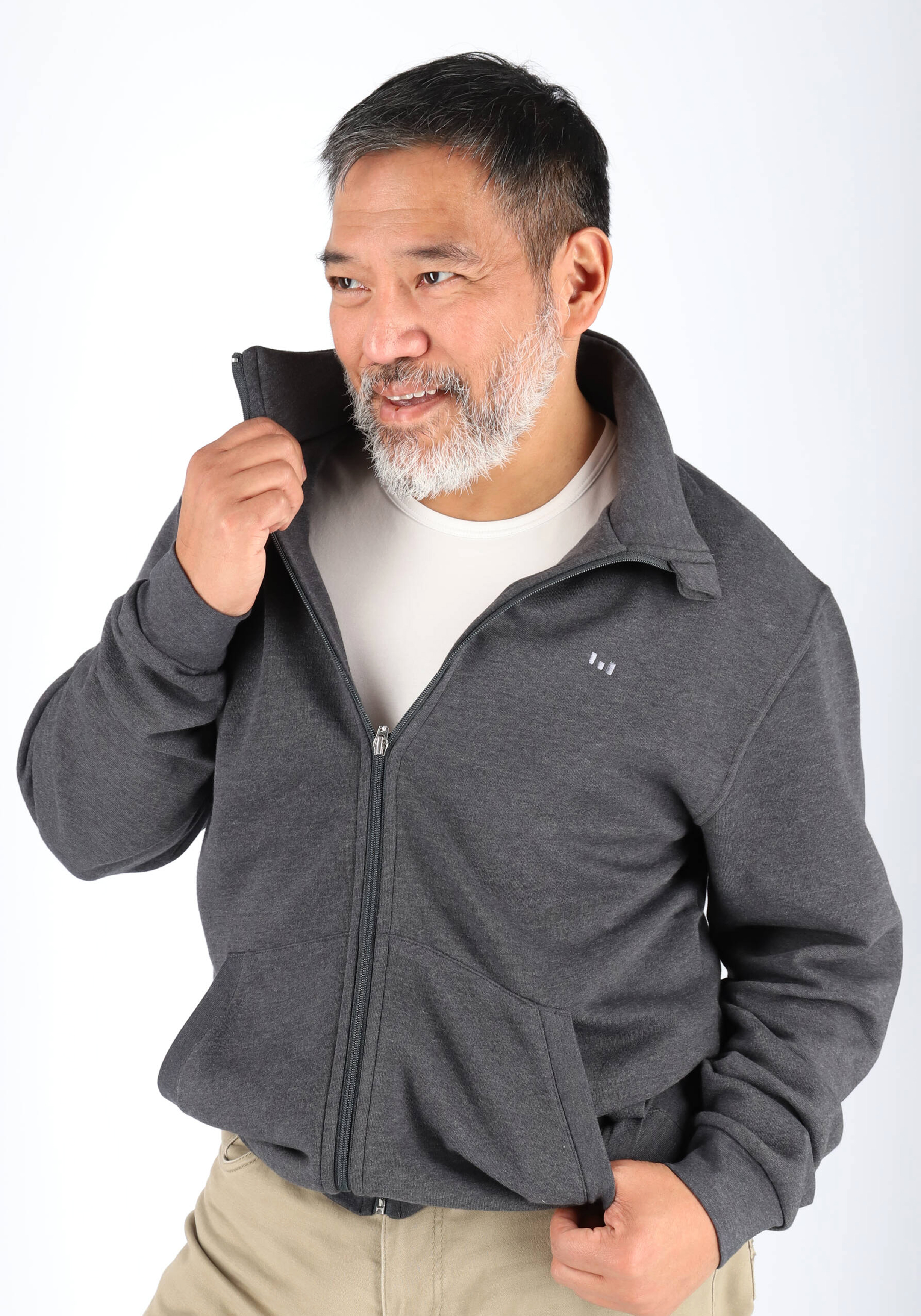 Gotzburg heren lounge vest (middeldik), donkergrijs