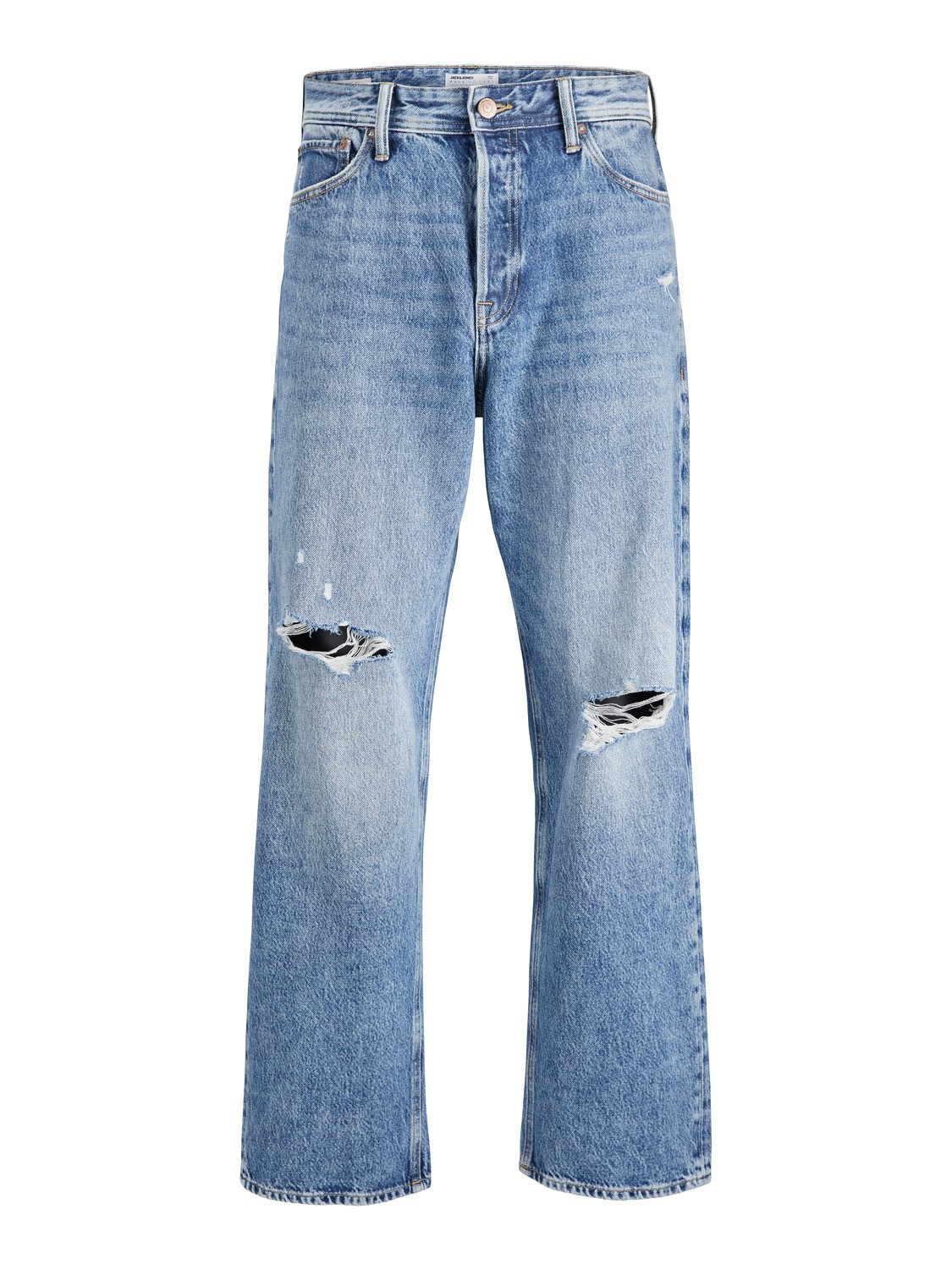 JACK & JONES Alex Original loose fit, heren jeans, denimblauw