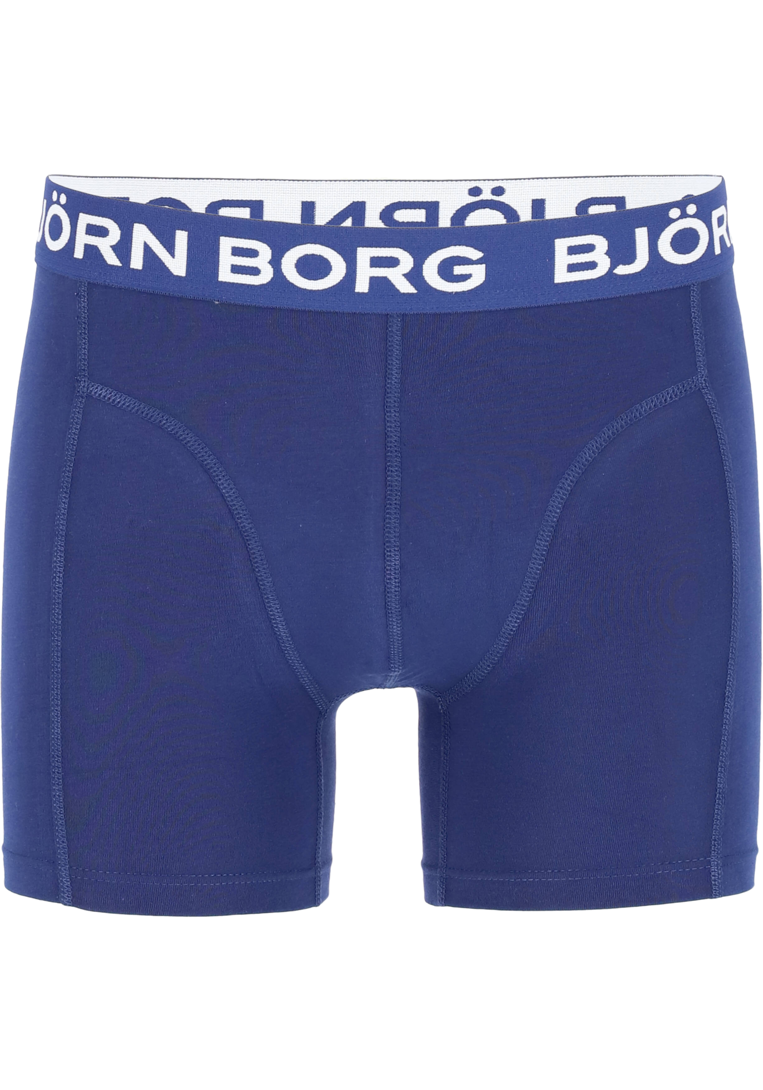 Bjorn Borg boxershorts Core (2-pack), heren boxers normale lengte, zwart en donkerblauw