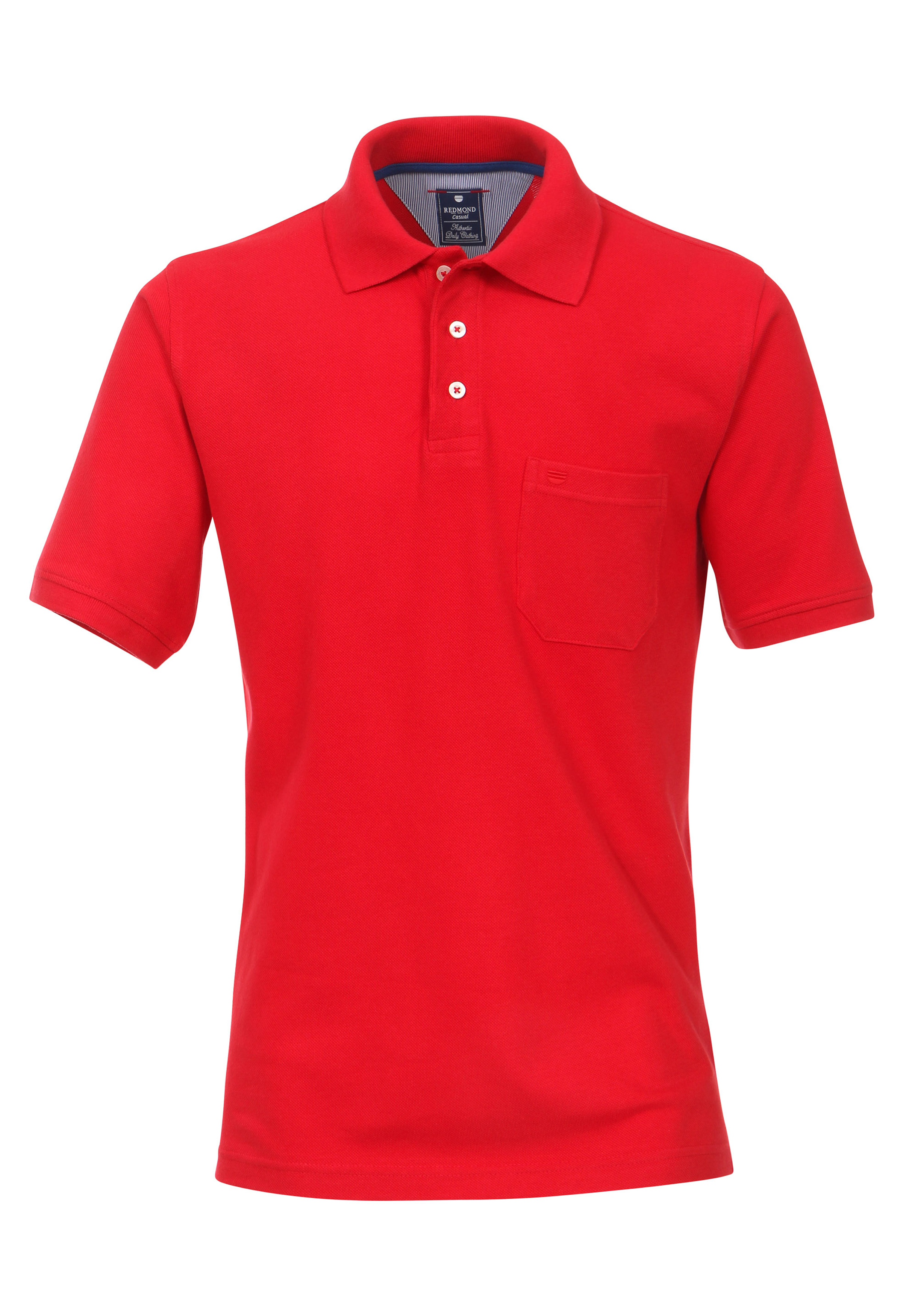 Redmond regular fit poloshirt, rood