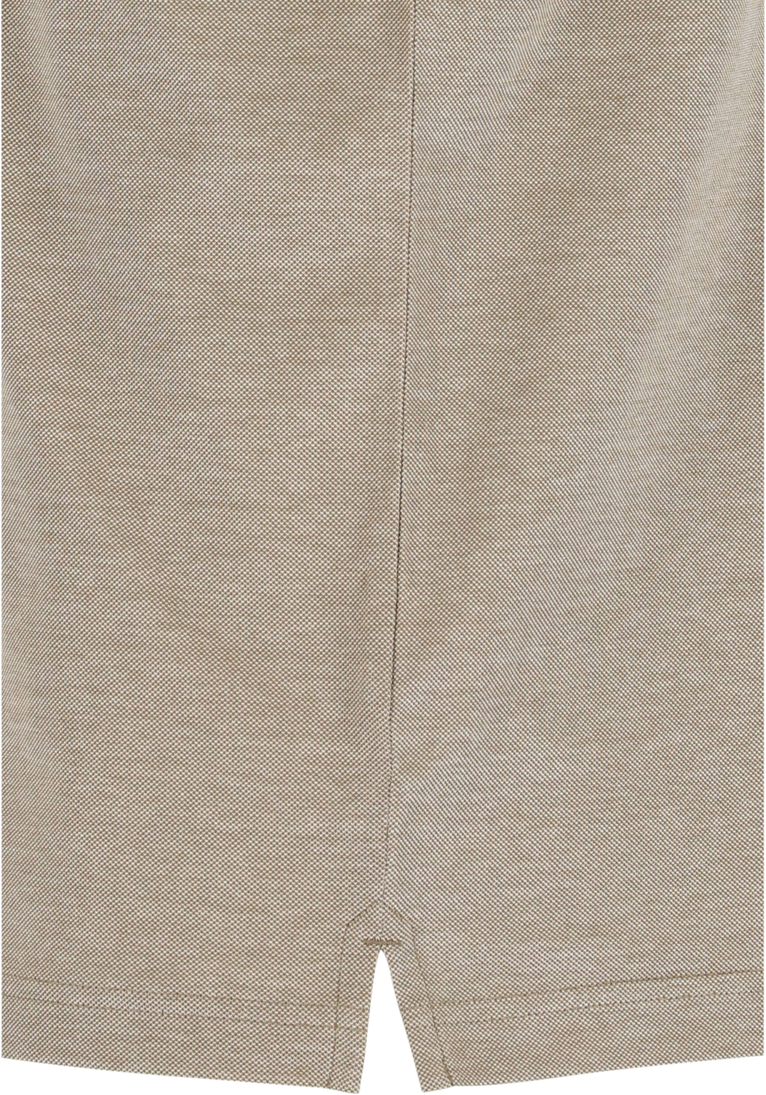 OLYMP Polo Casual, modern fit polo, olijfgroen melange