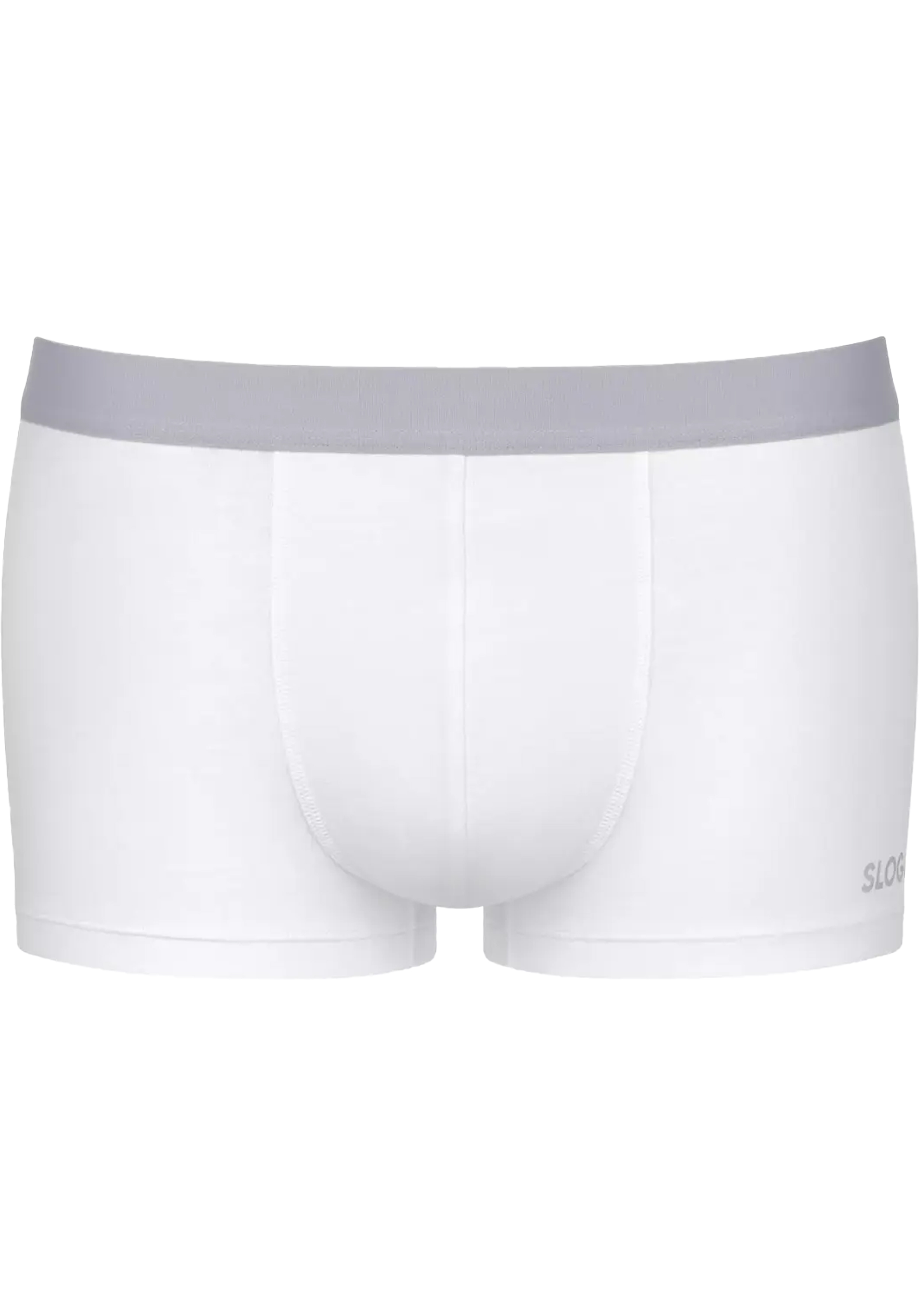 Sloggi Men GO ABC 2.0 Hipster, heren boxershort korte pijp (2-pack), wit