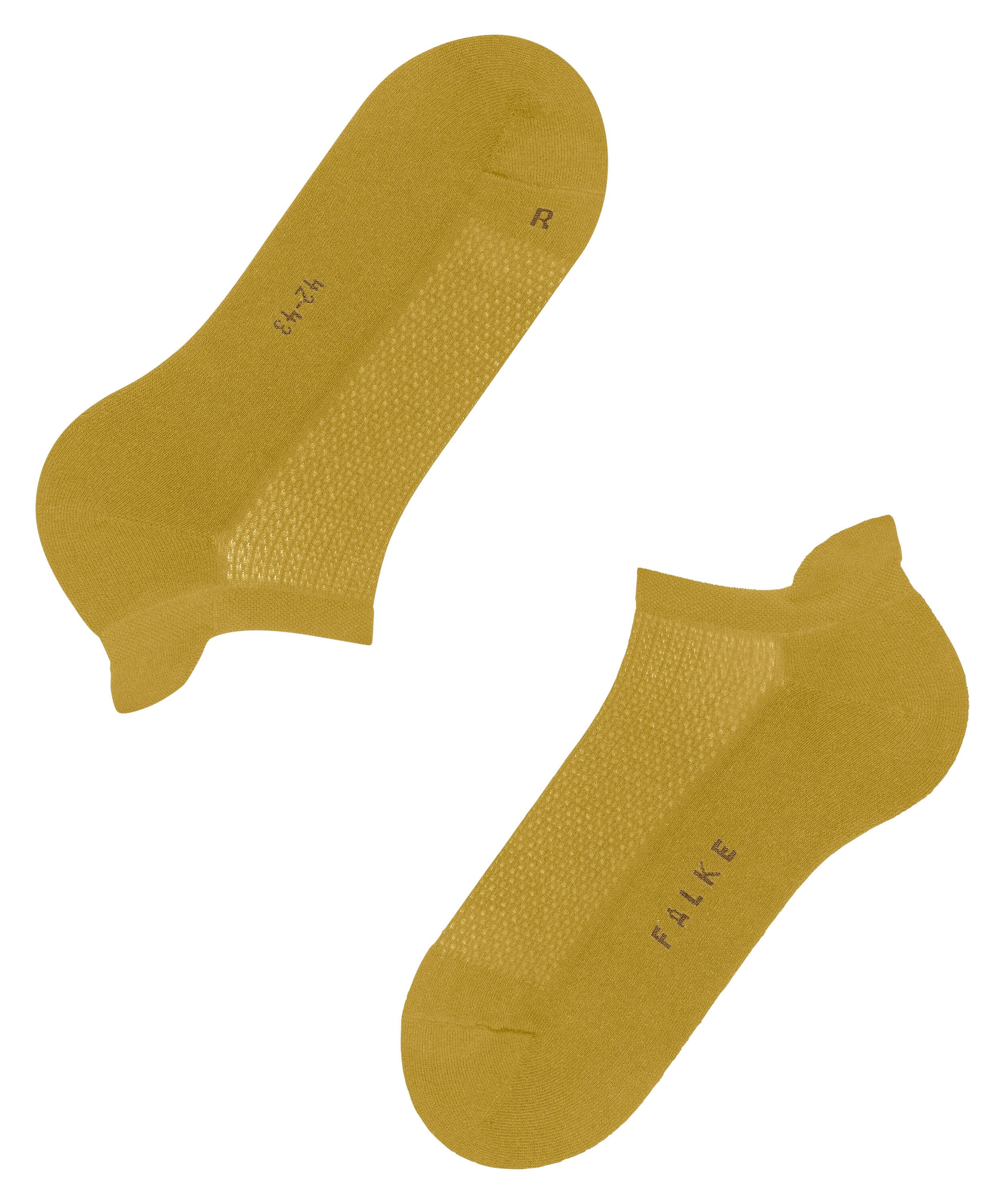 FALKE Honeycomb unisex sneakersokken, okergeel (nugget)