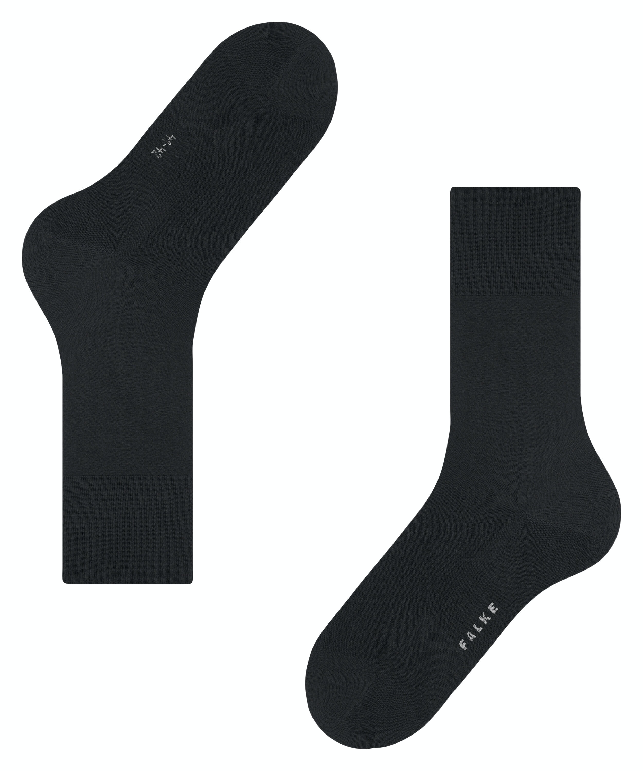 FALKE ClimaWool herensokken, zwart (black)