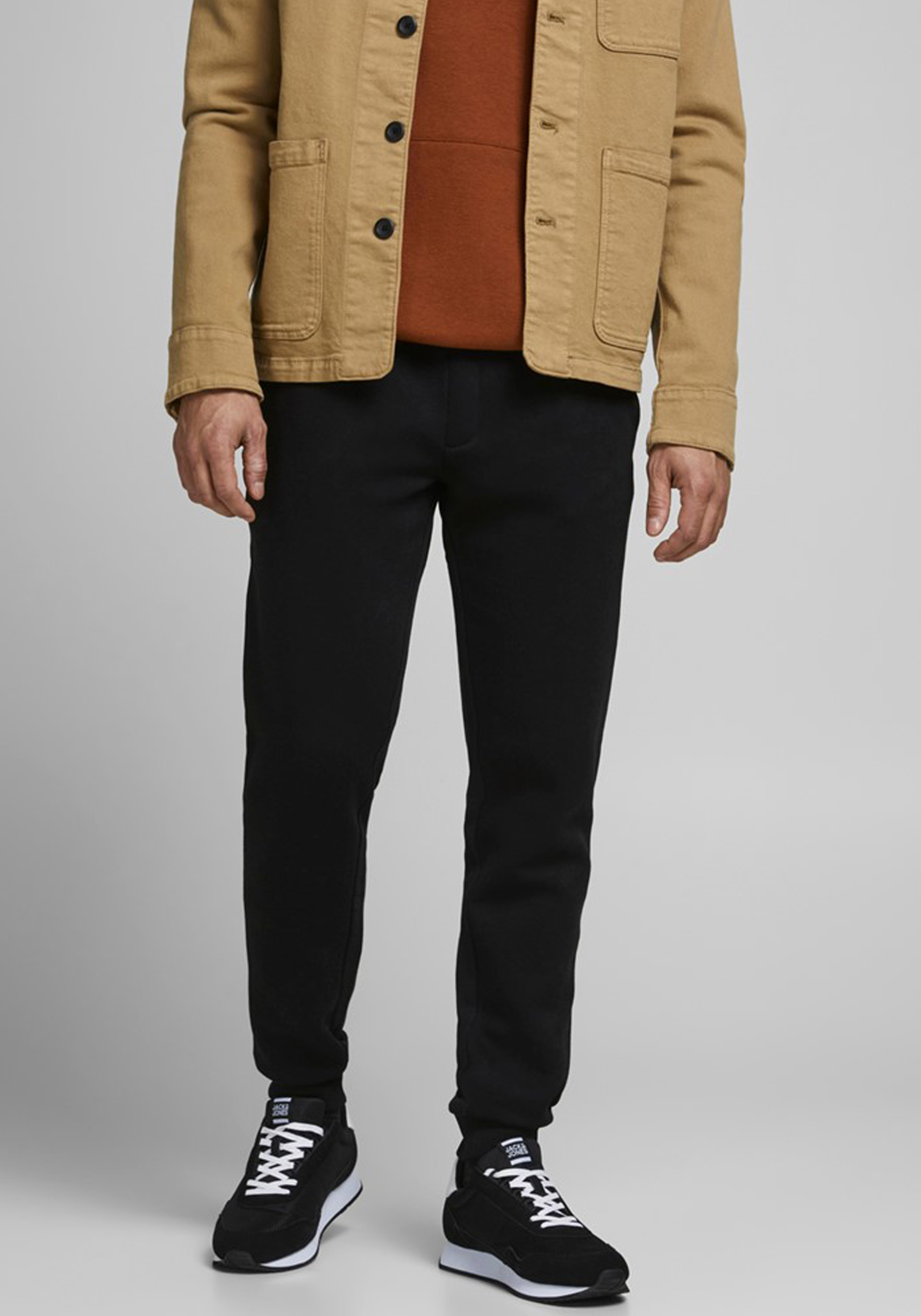 JACK & JONES Gordon Soft joggingbroek, zwart