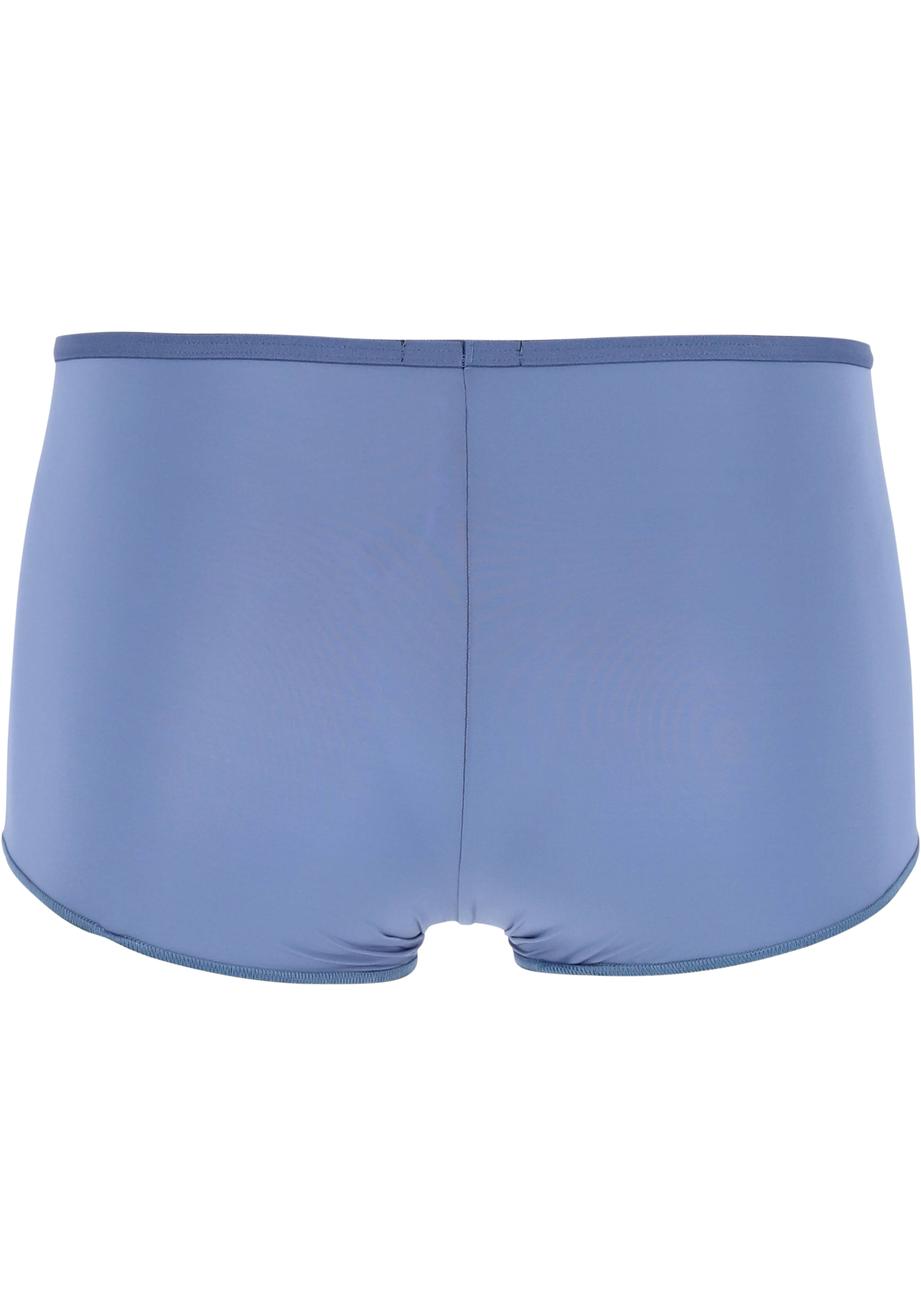 HOM Plumes trunk (1-pack), heren boxer microfiber kort, midden blauw