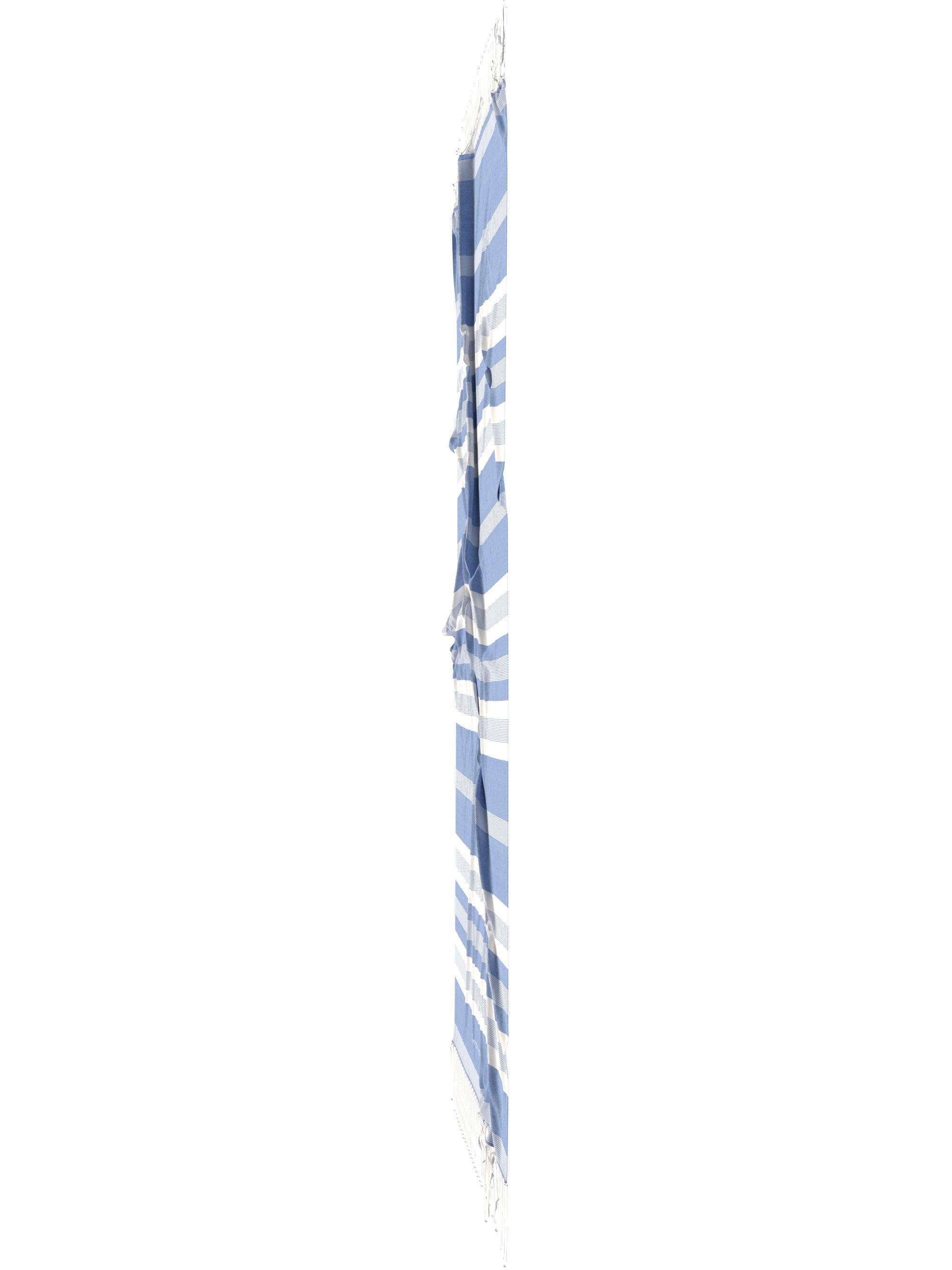 Tommy Hilfiger hamam doek , lichtblauw met wit gestreept