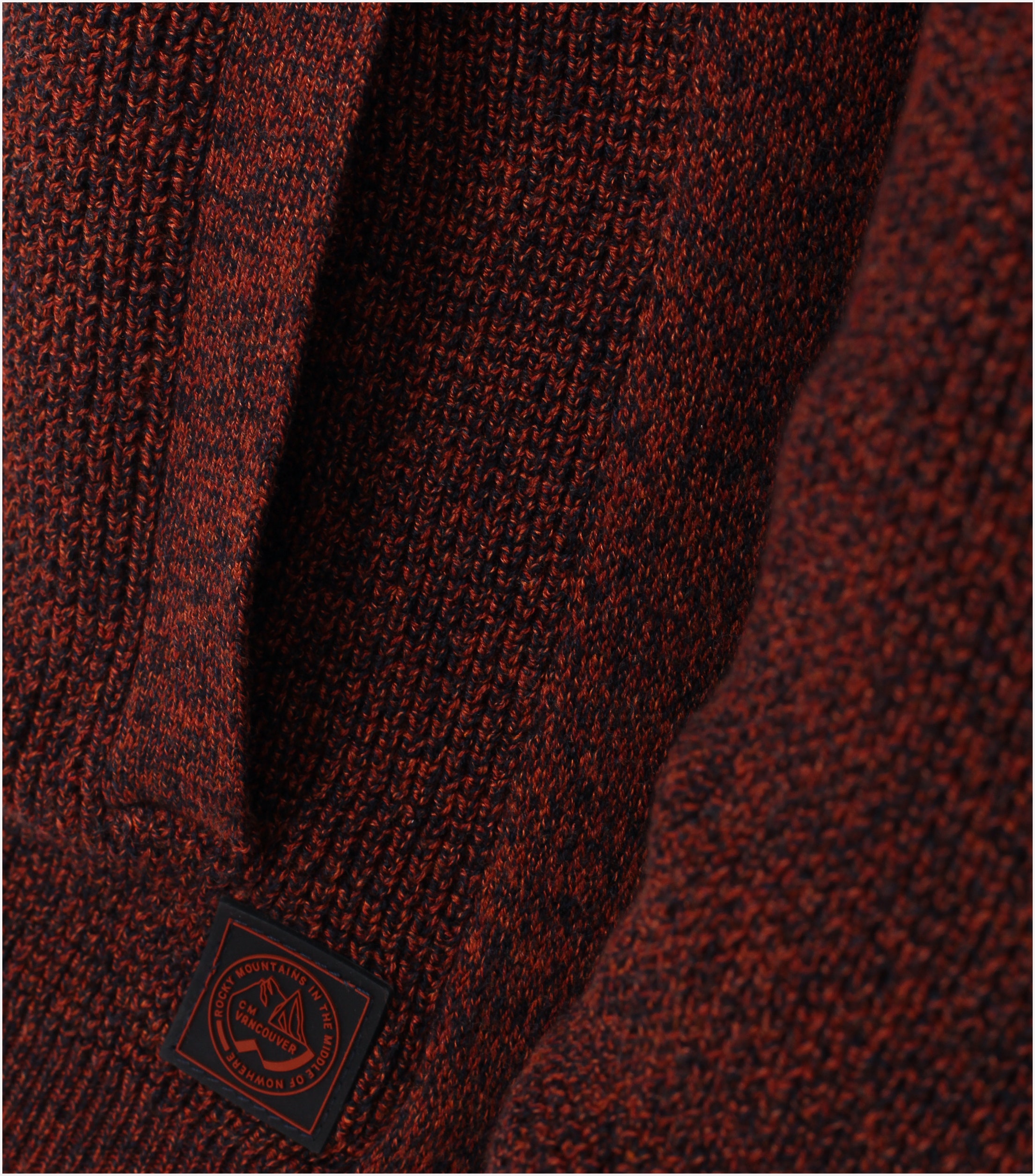 CASA MODA comfort fit vest, donkerrood melange