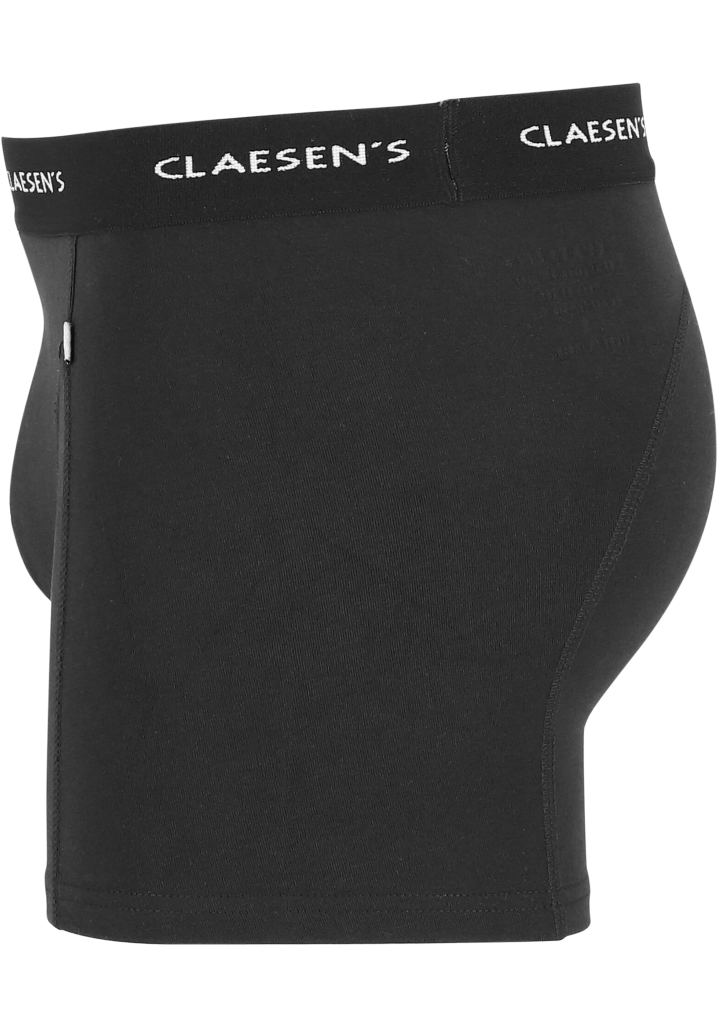 Claesen's Basics boxers (3-pack), heren boxers lang, zwart