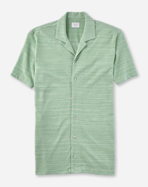 OLYMP Level Five Casual body fit polo, kristalgroen