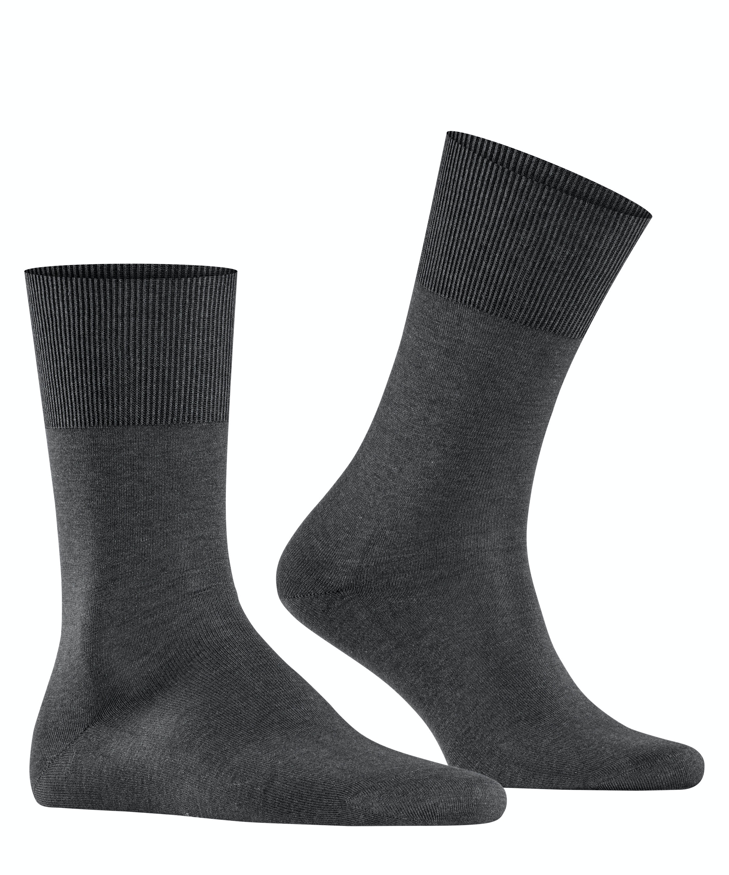 FALKE Firenze herensokken, antraciet (anthracite mel.)