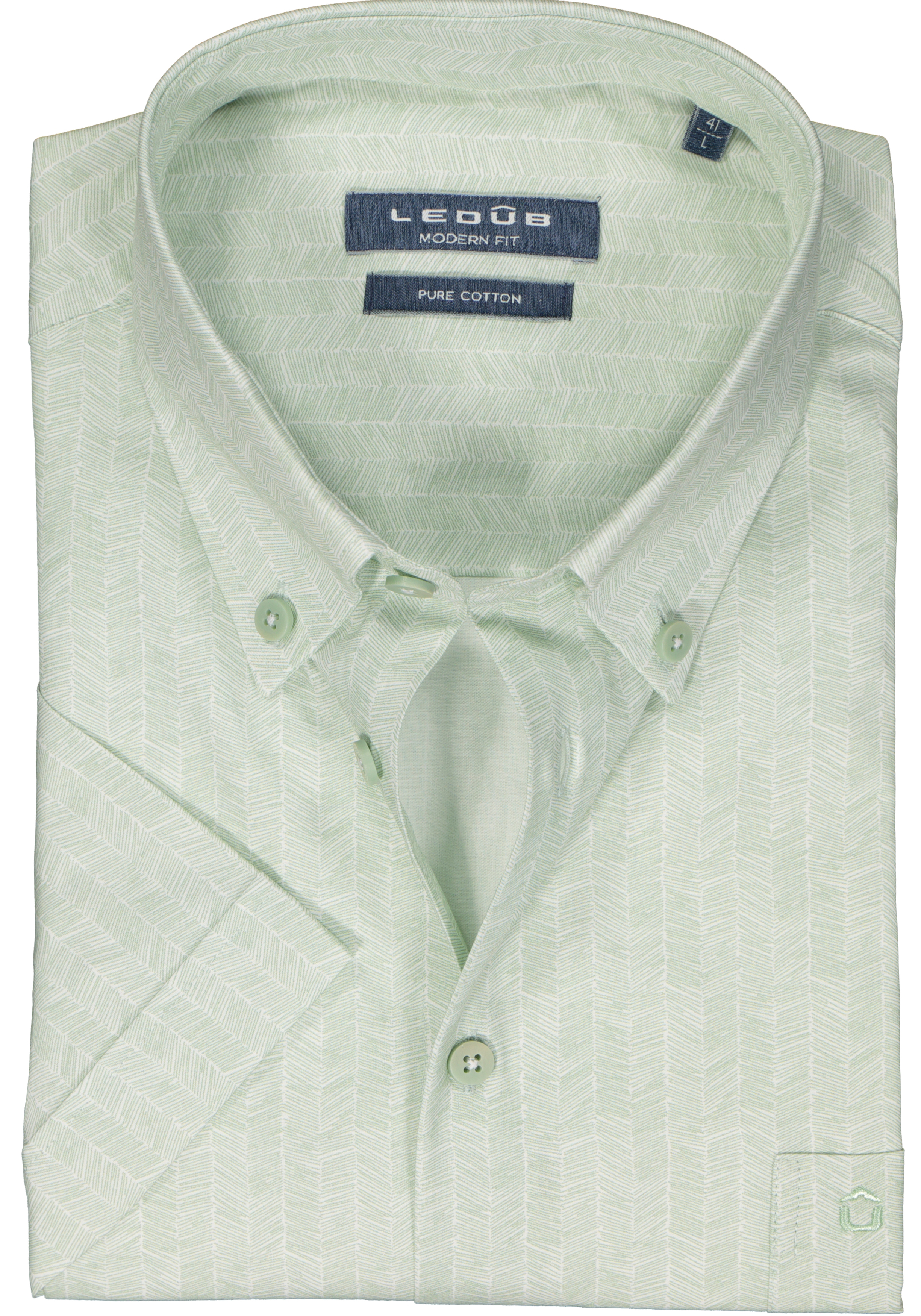 Satijnen Overhemd - Slim Fit - Groen - Heren - Gentile Bellini Satijnen Overhemd - Slim Fit - Groen - Heren - Gentile Bellini