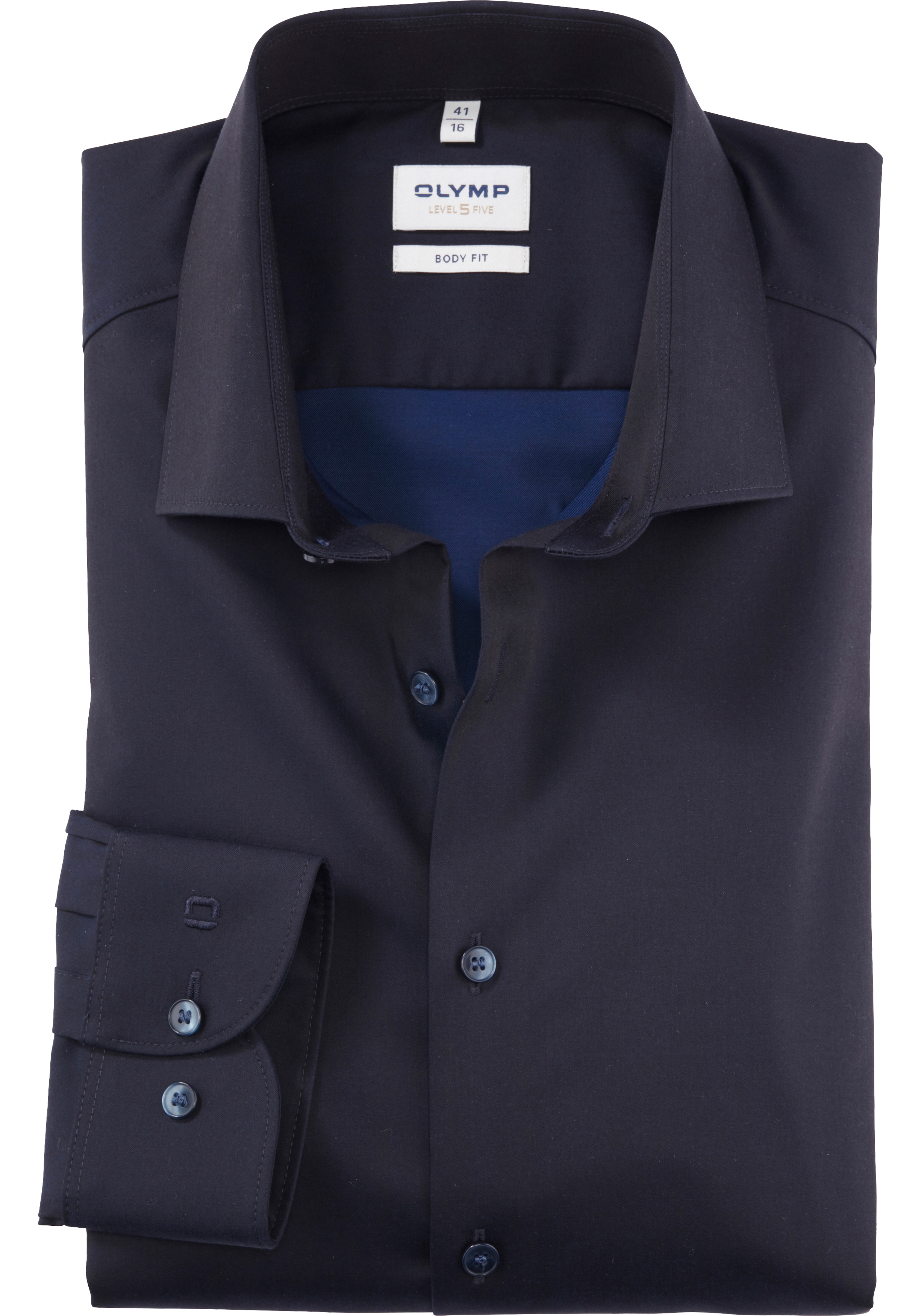 Olymp Level Five slim fit overhemd met cut away kraag • Lichtblauw • de Bijenkorf Olymp Level Five slim fit overhemd met cut away kraag • Lichtblauw • de Bijenkorf