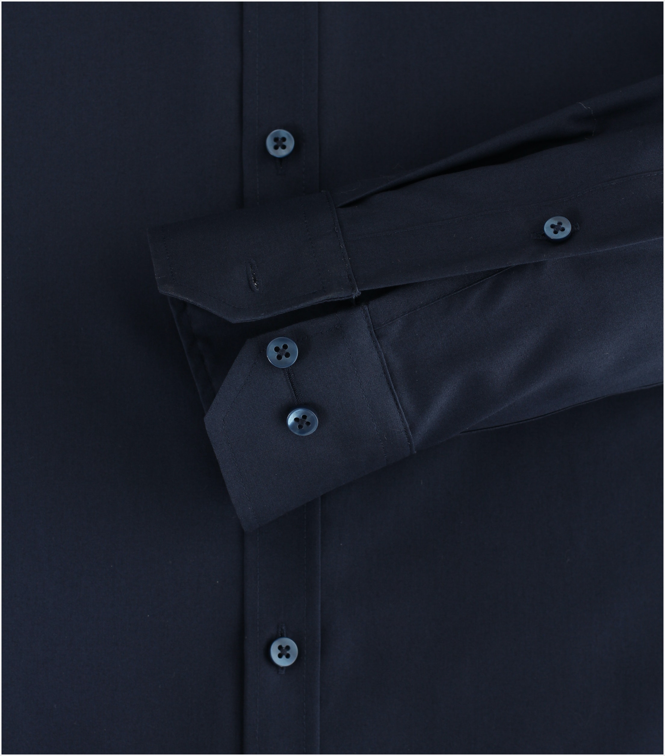 Redmond slim fit overhemd, popeline, blauw