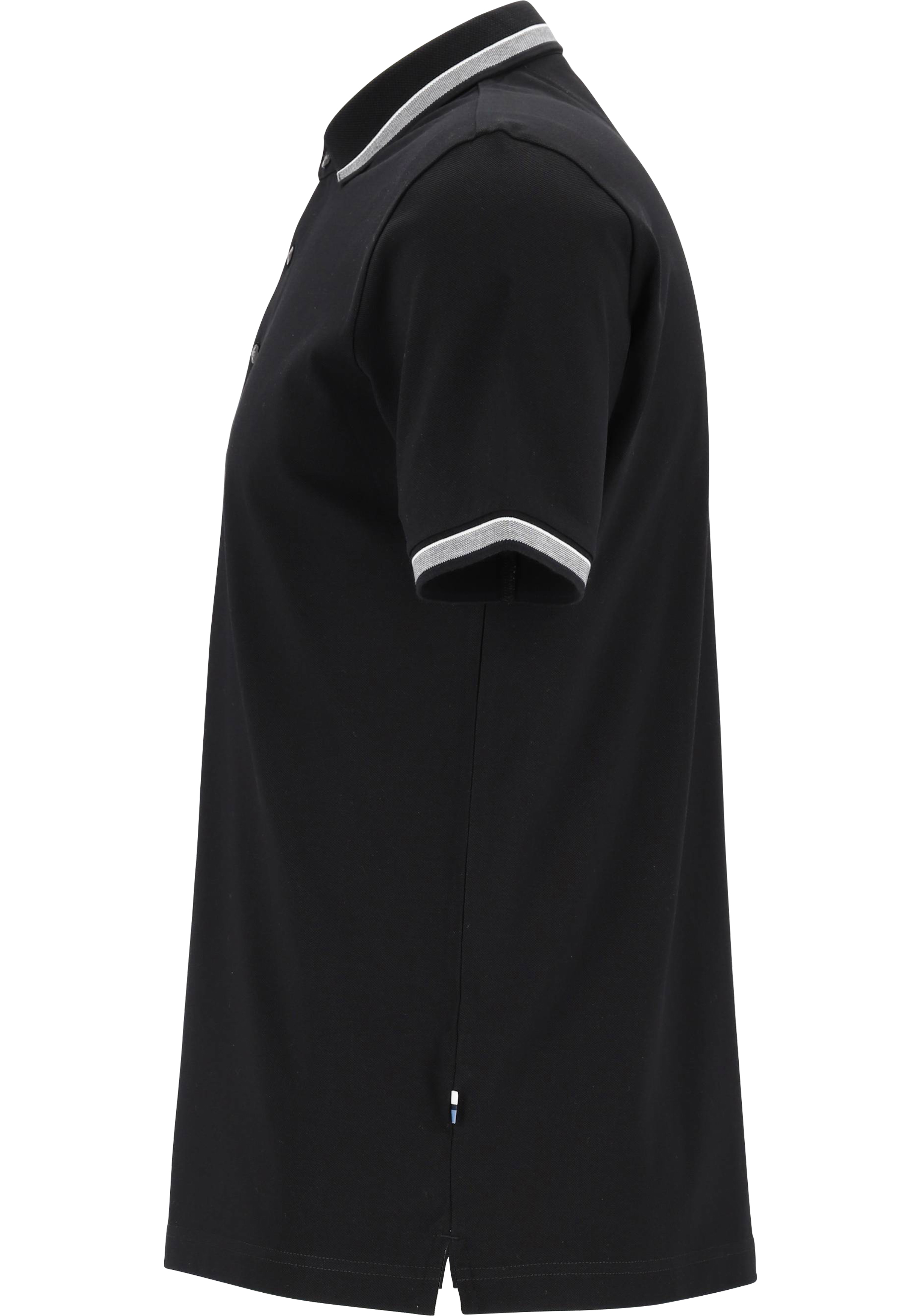 OLYMP Polo Casual, modern fit polo, zwart