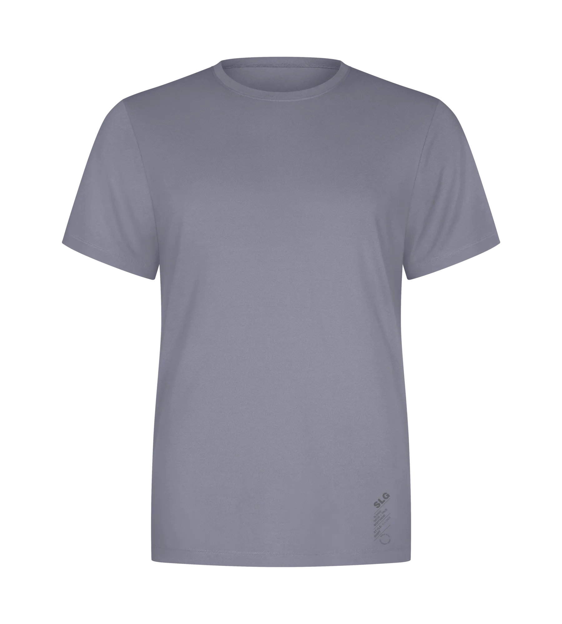 Sloggi Men SLG Base Soft T-Shirts, heren T-shirts met een ronde hals (1-pack), grijsblauw