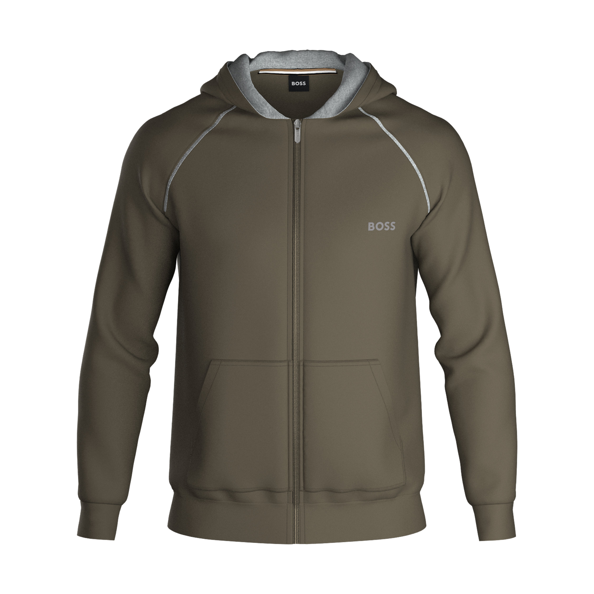 BOSS Mix&Match Jacket, heren lounge vest, groen