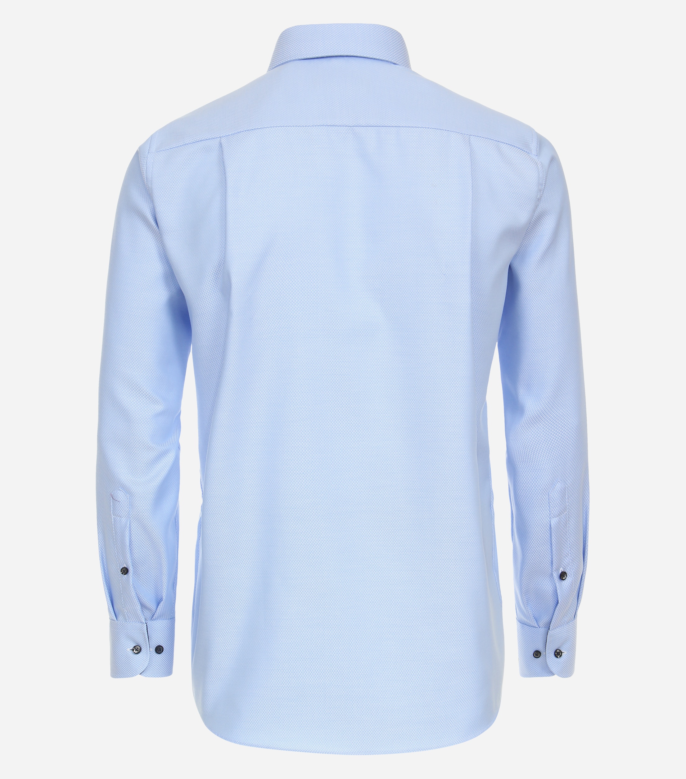 CASA MODA comfort fit overhemd, dobby, blauw
