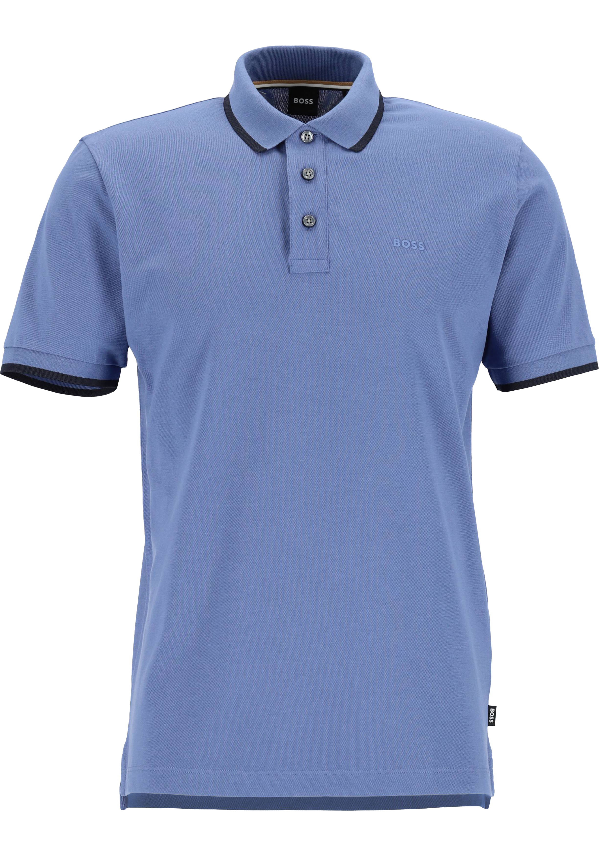 BOSS Parlay regular fit polo, pique, blauw