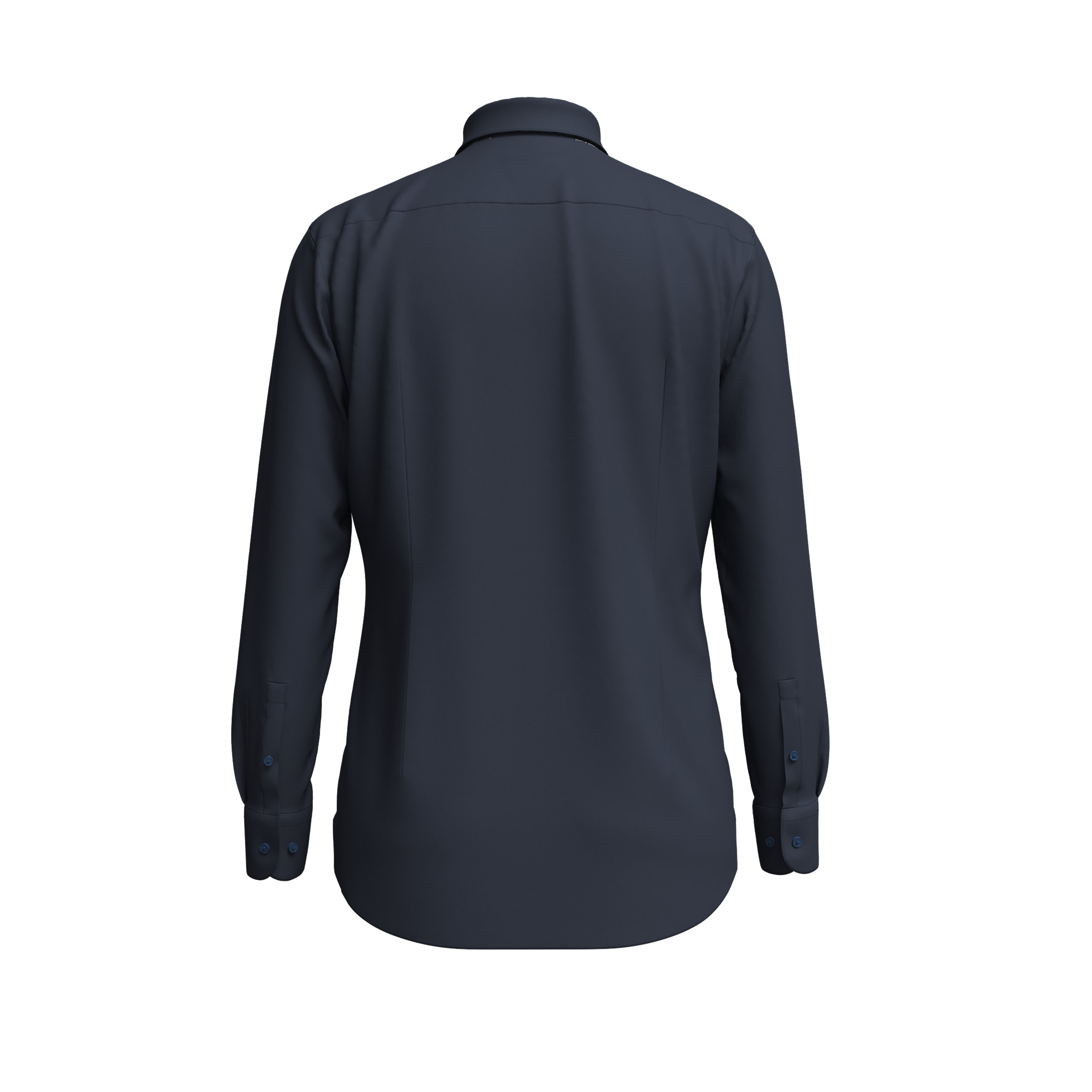 HUGO BOSS Hank slim fit overhemd, tricot, blauw