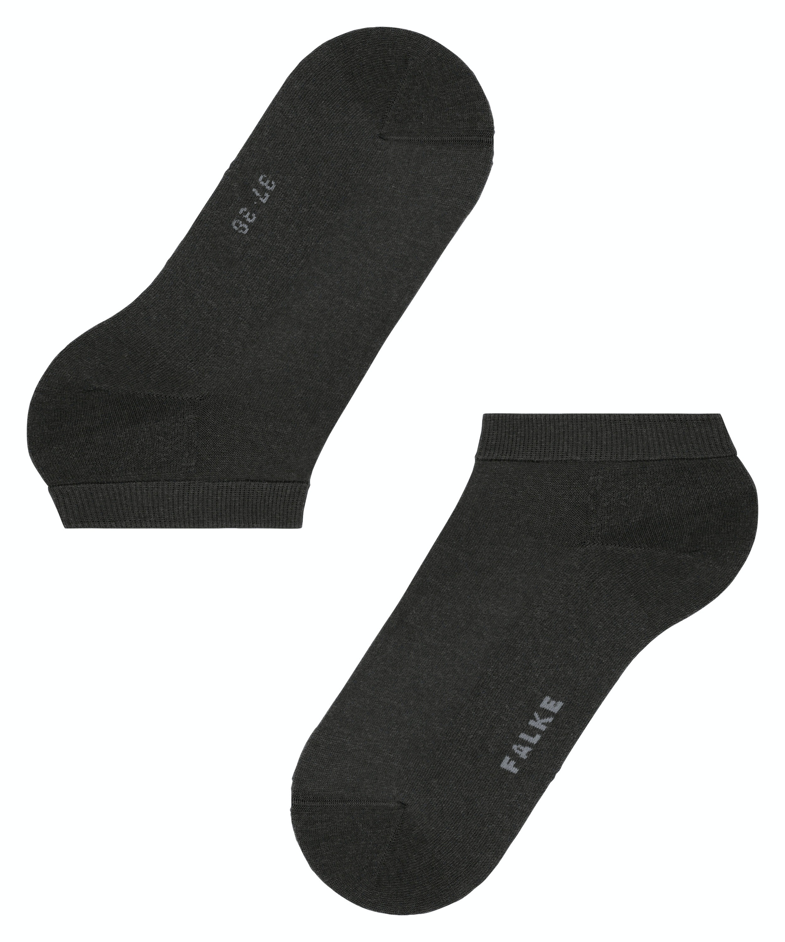 FALKE ClimaWool dames sneakersokken, antraciet melange (anthra. mel.)