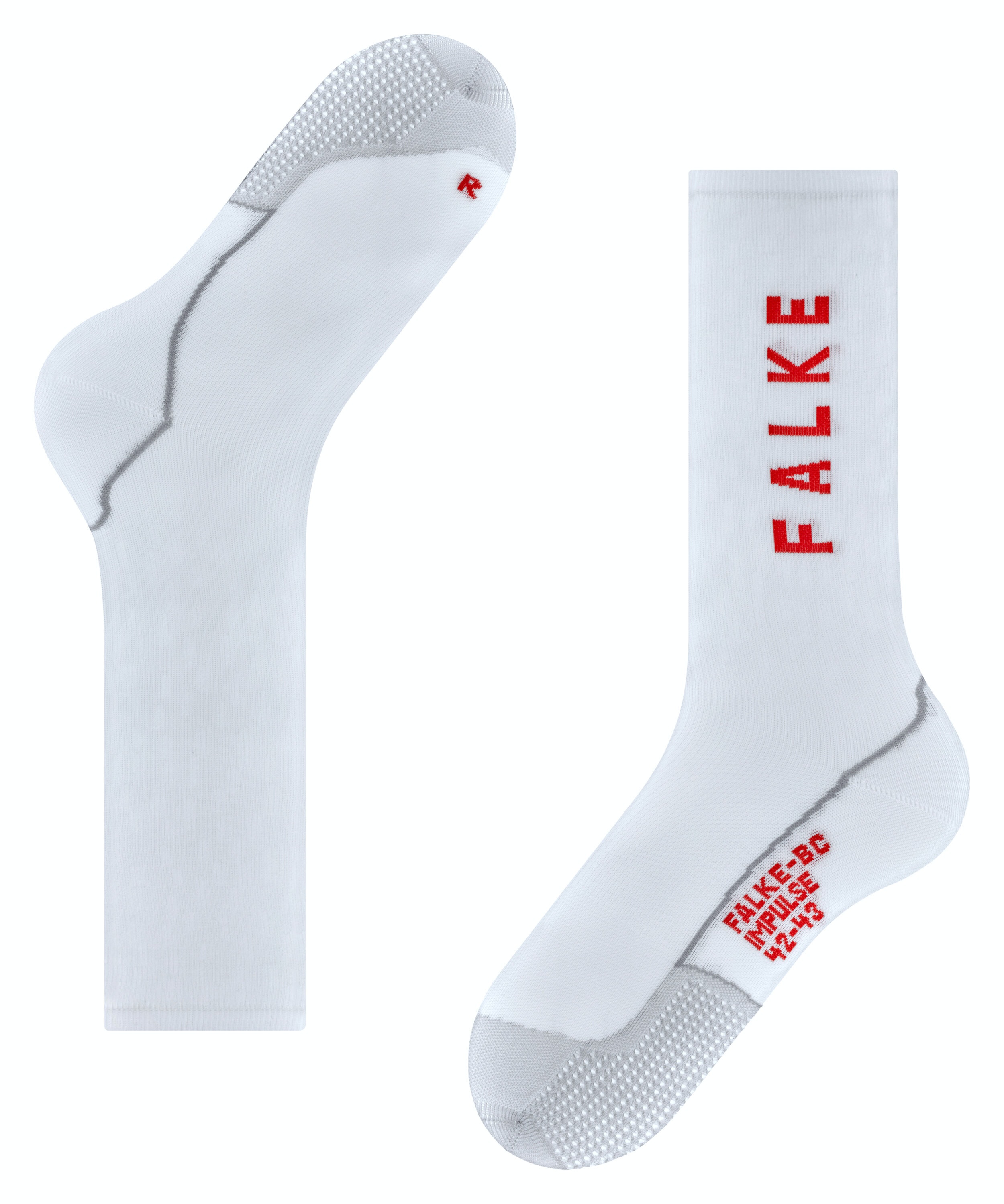 FALKE BC Impulse unisex sokken, wit (white)