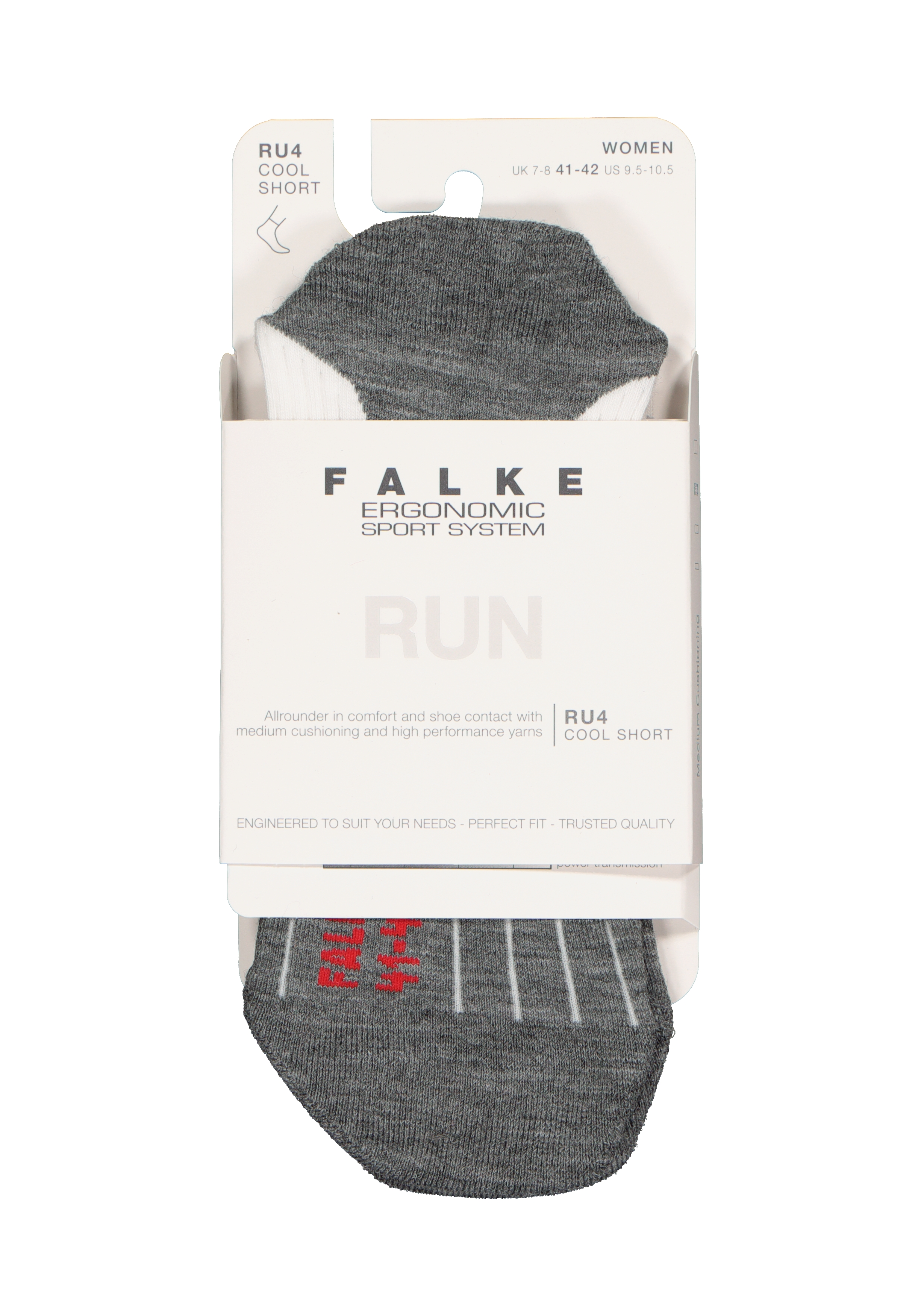 FALKE RU4 Cool Short dames hardloopsokken, wit (white-mix)