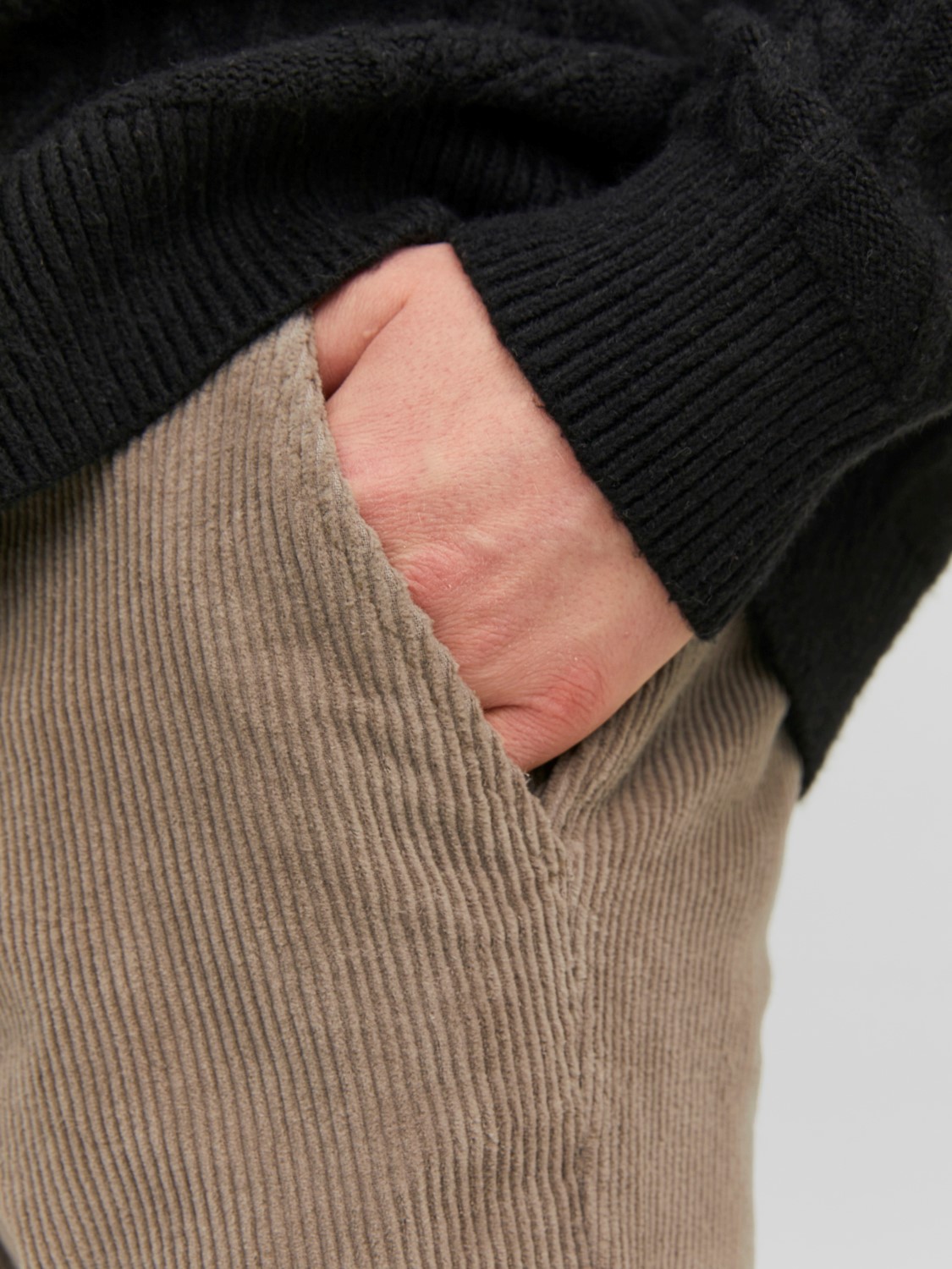 JACK & JONES Ace Harvey Corduroy Chino relaxed fit, heren chino, beige