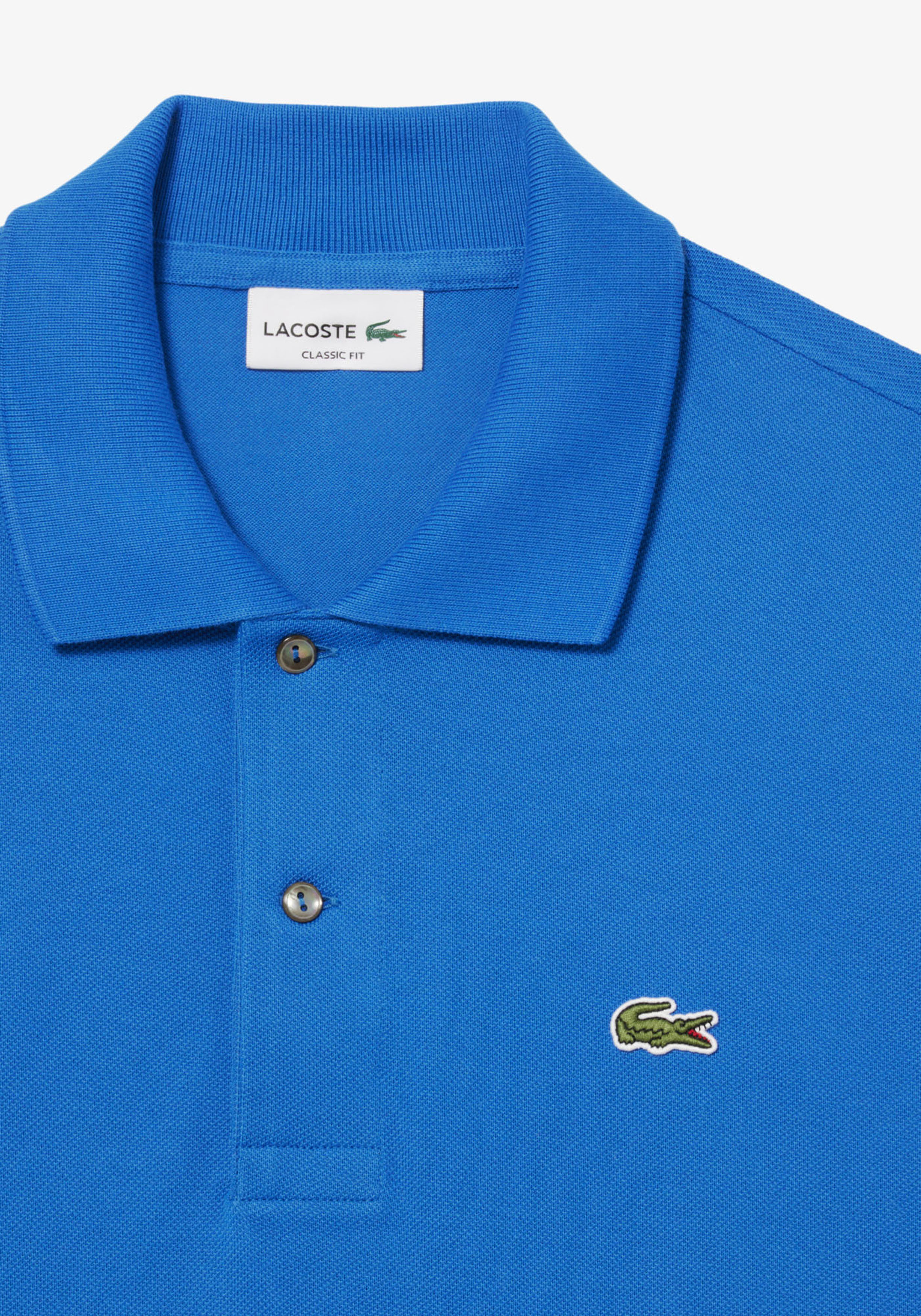 Lacoste Classic Fit polo, kobaltblauw