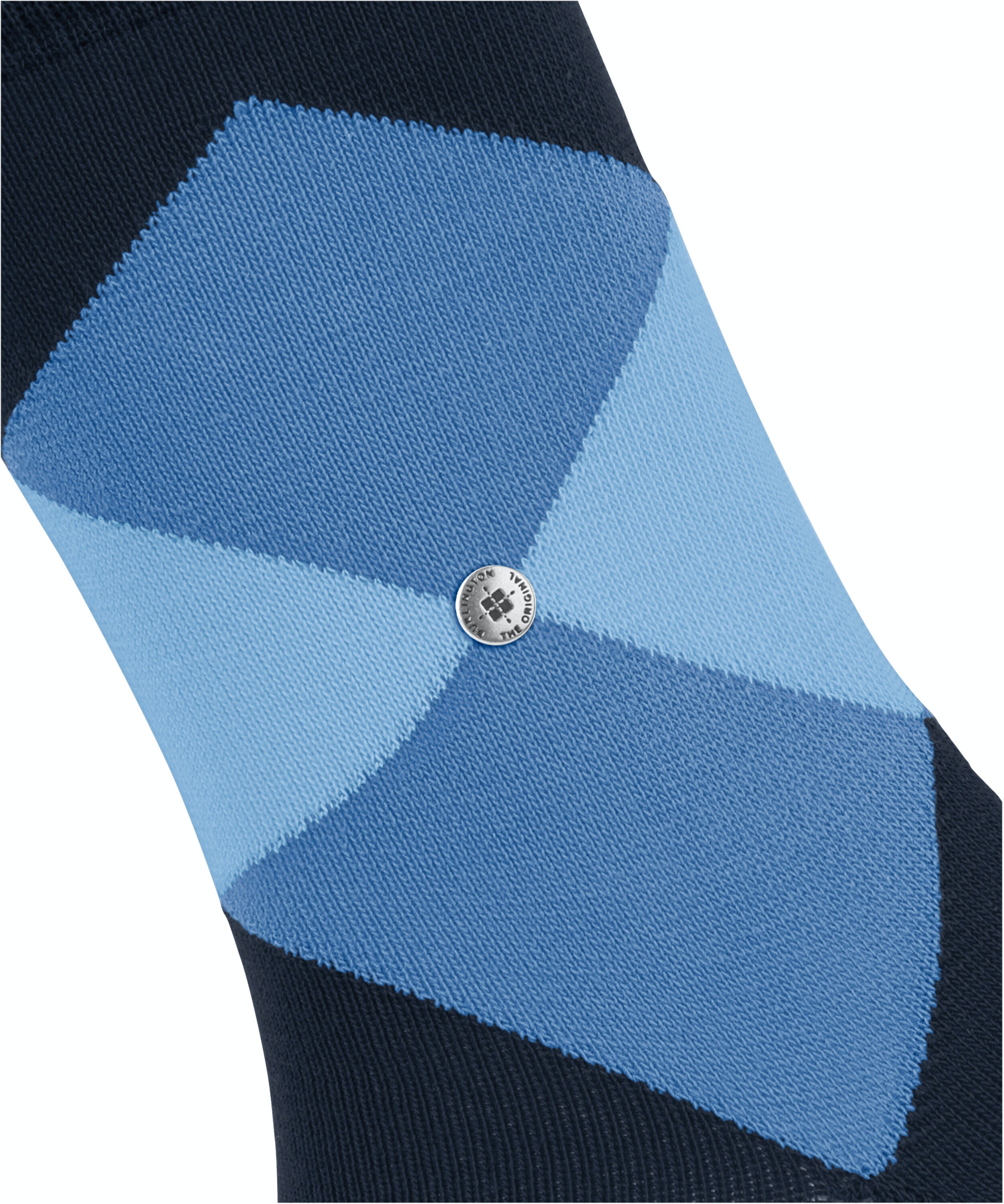 Burlington Bonnie damessokken kort, blauw (marine)