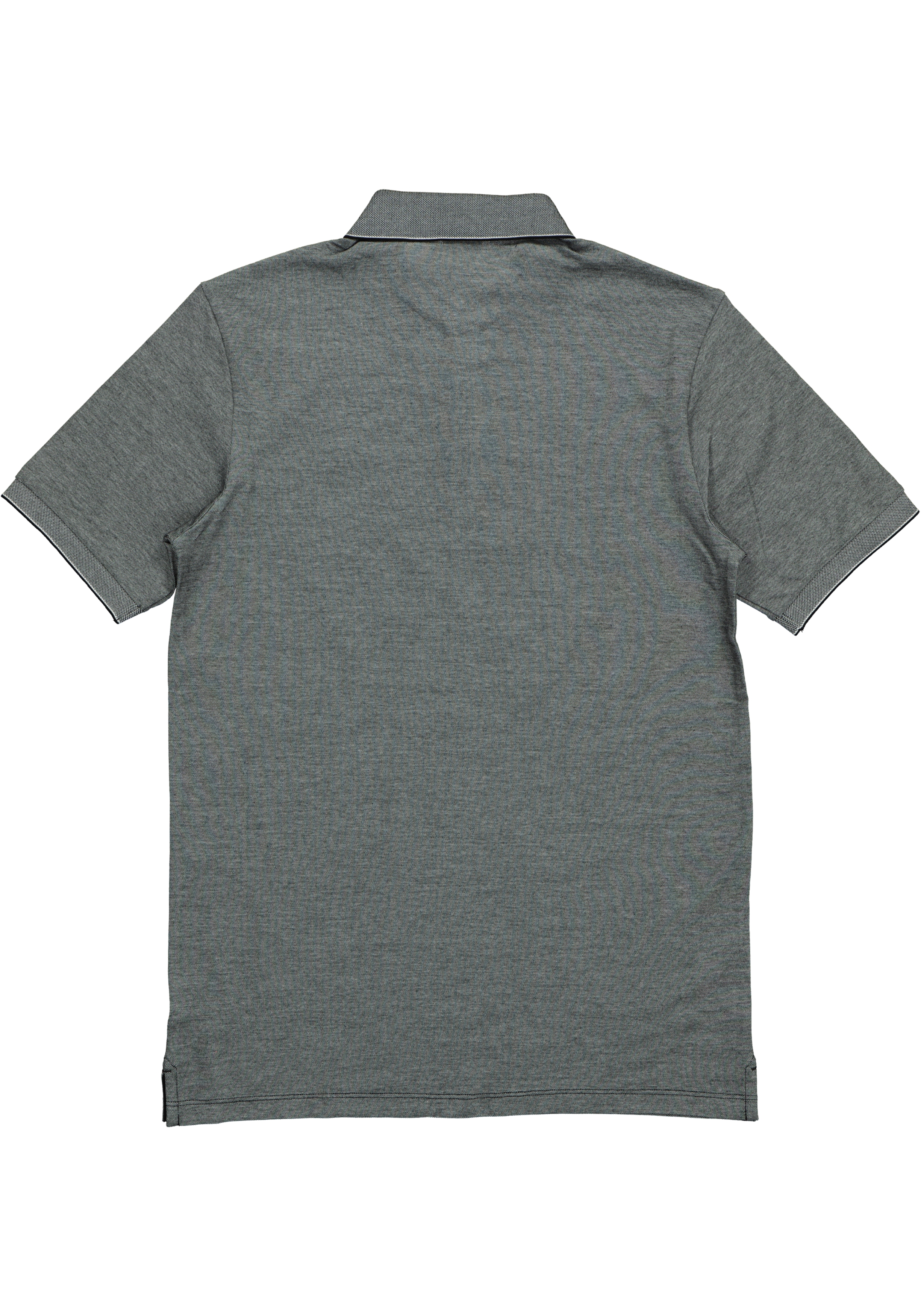 OLYMP Level 5 body fit poloshirt, stretch, zwart melange