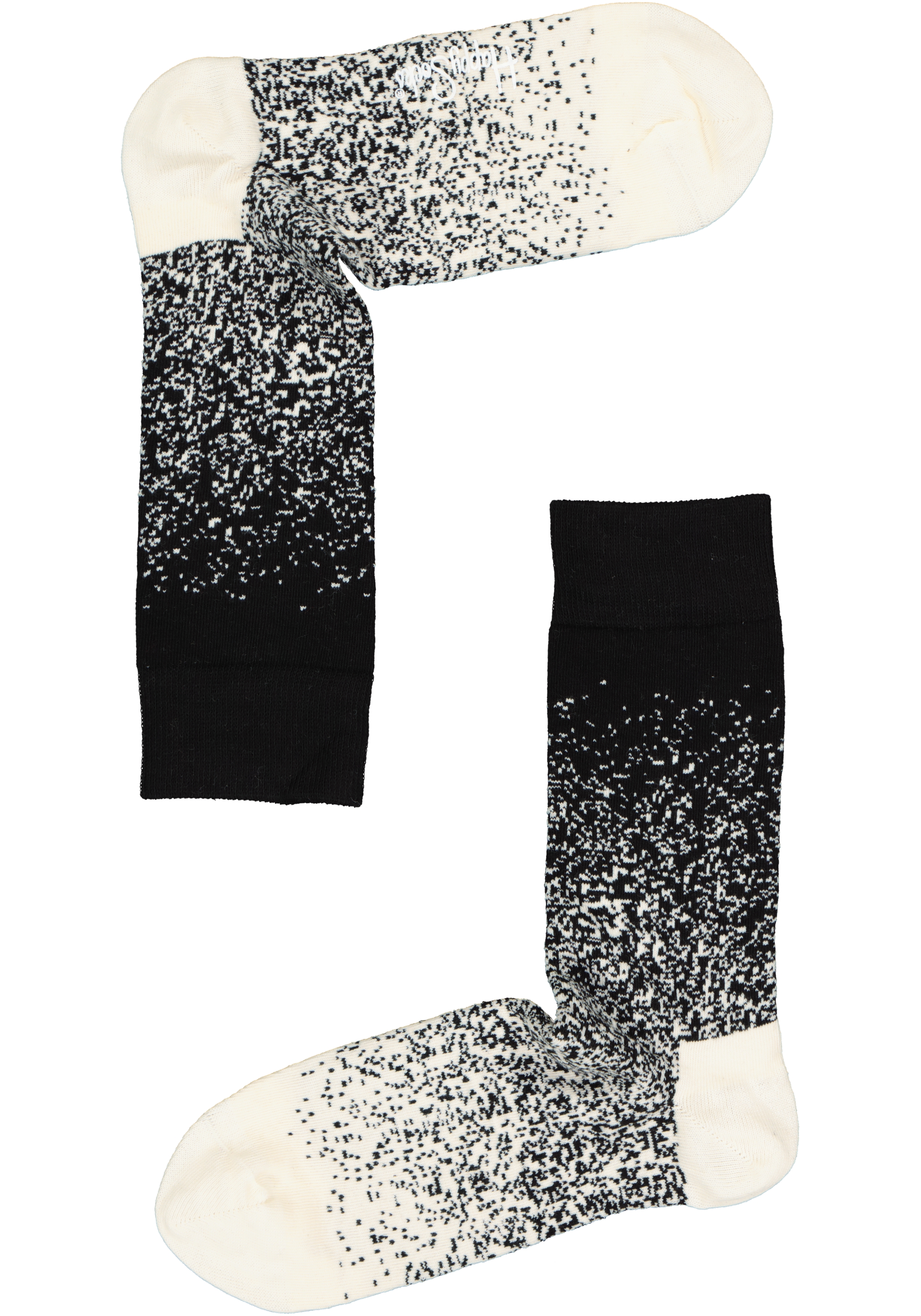 Happy Socks Black & White Socks Gift Set (4-pack)