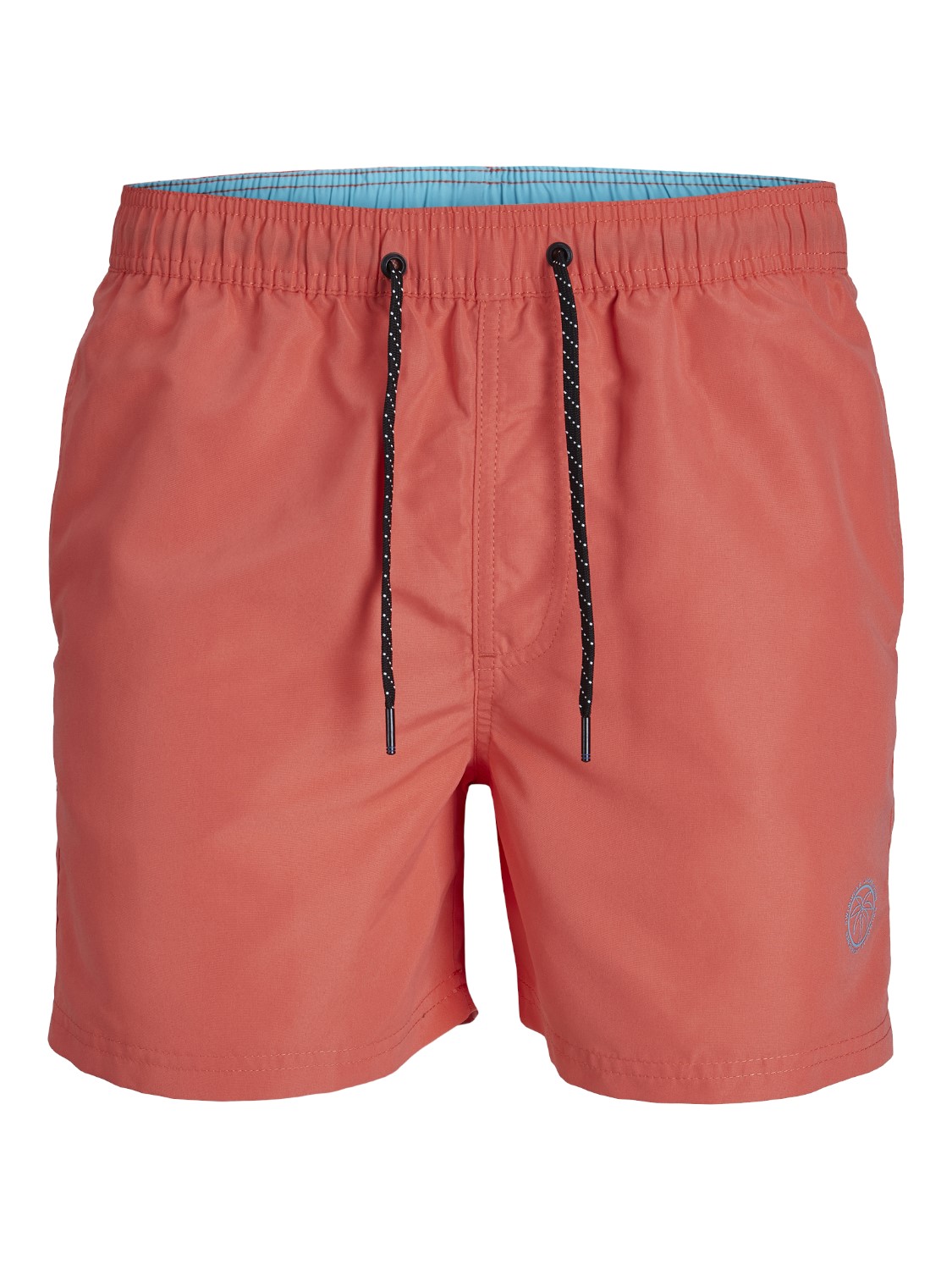 JACK & JONES Fiji Swim Solid regular fit, heren zwembroek, koraal oranje-roze