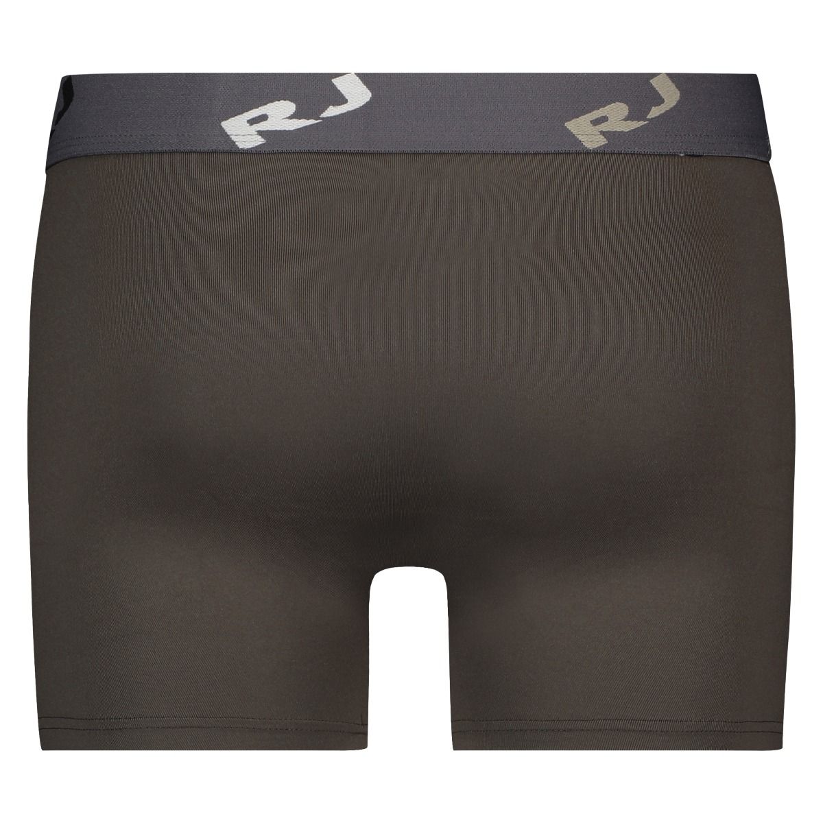 RJ Bodywear Pure Color bruin boxer (1-pack), heren boxer lang, donkerbruin